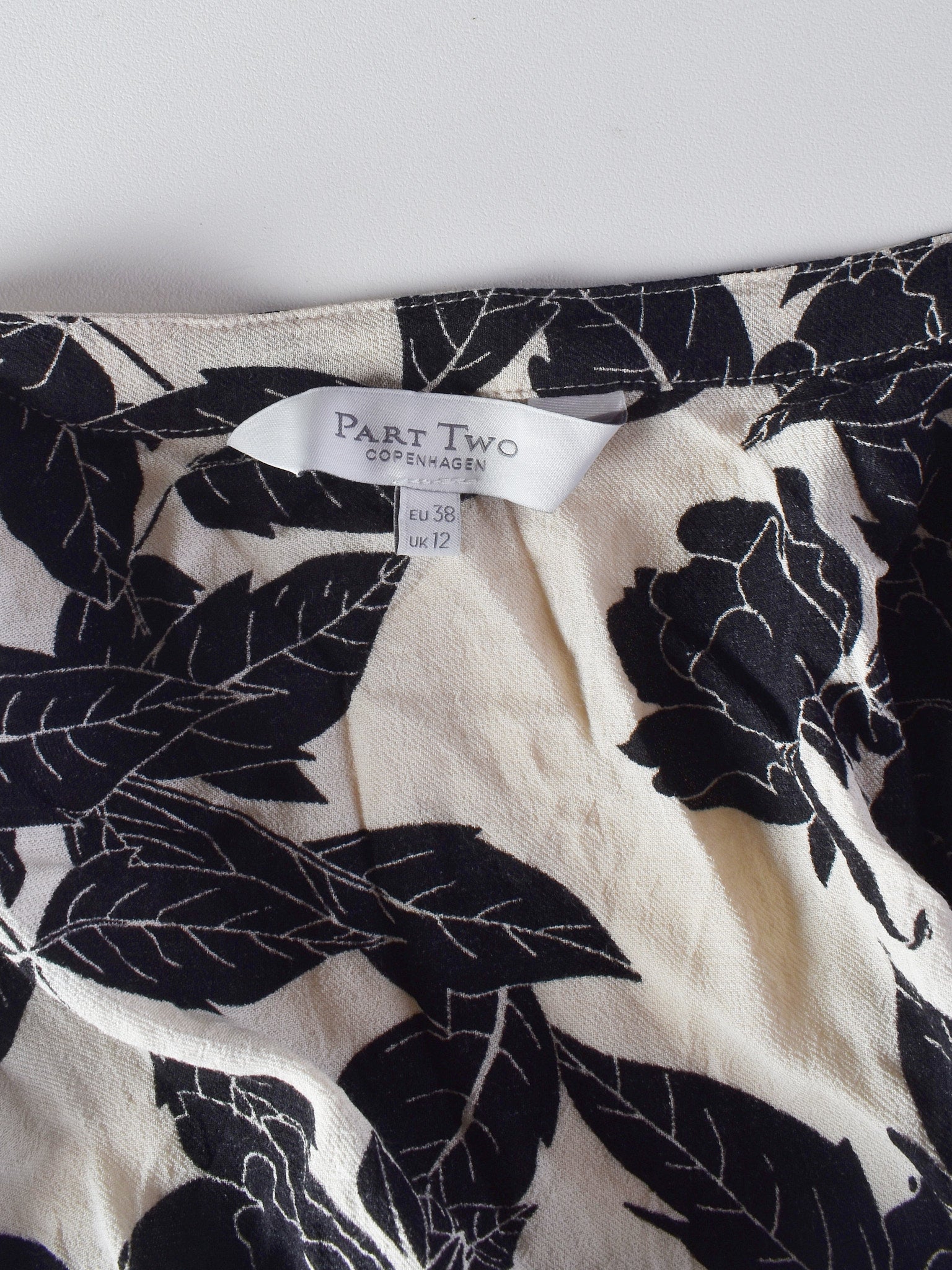 Part Two Skjorte - UK 12 / Hvid / Kvinde - SassyLAB Secondhand
