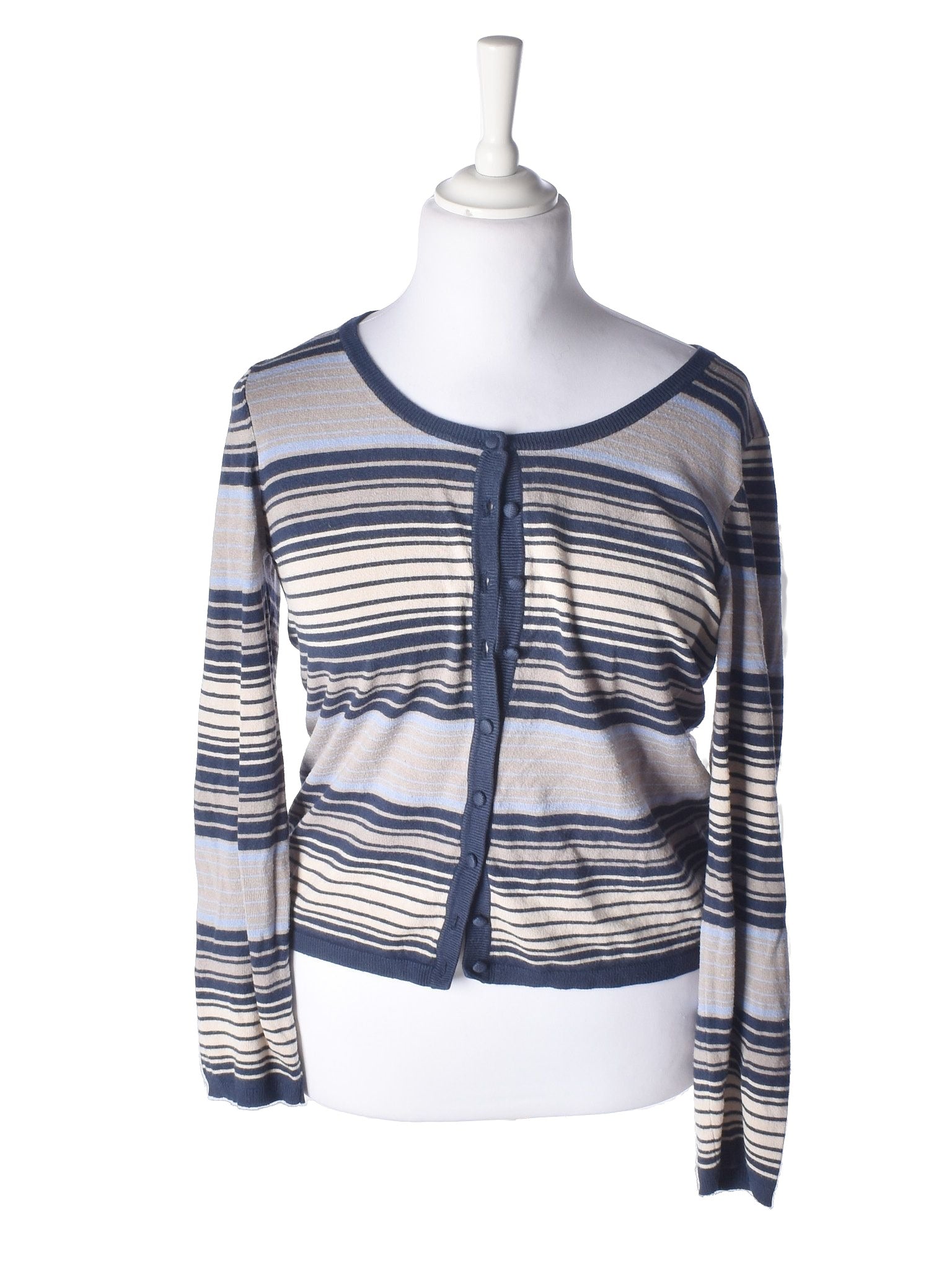 Peppercorn Cardigan - L / Blå / Kvinde - SassyLAB Secondhand