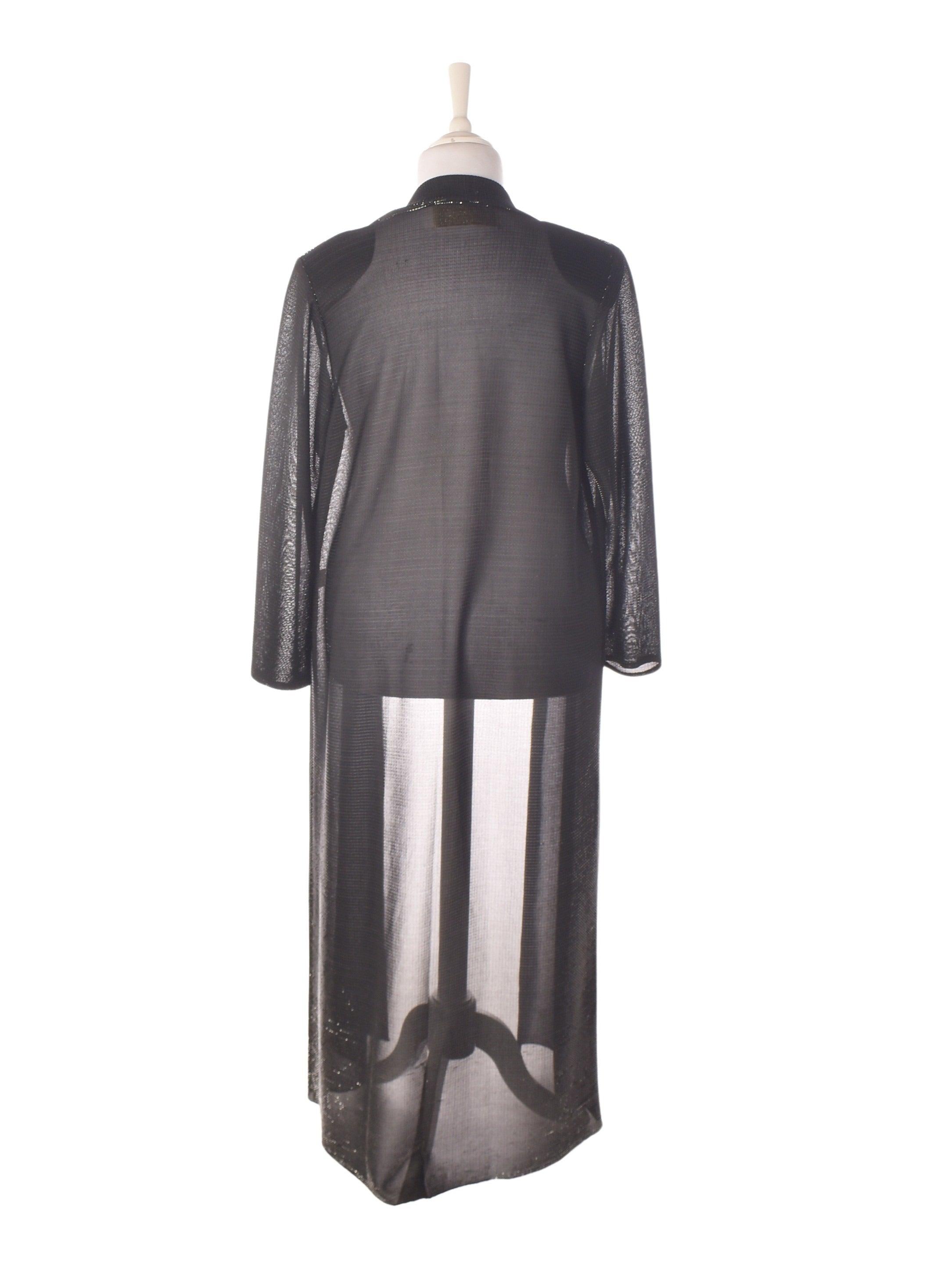 Philippe Carat Cardigan - M / Sort / Kvinde - SassyLAB Secondhand