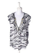 Philosophy Blues Bluse - 42 / Grå / Kvinde - SassyLAB Secondhand