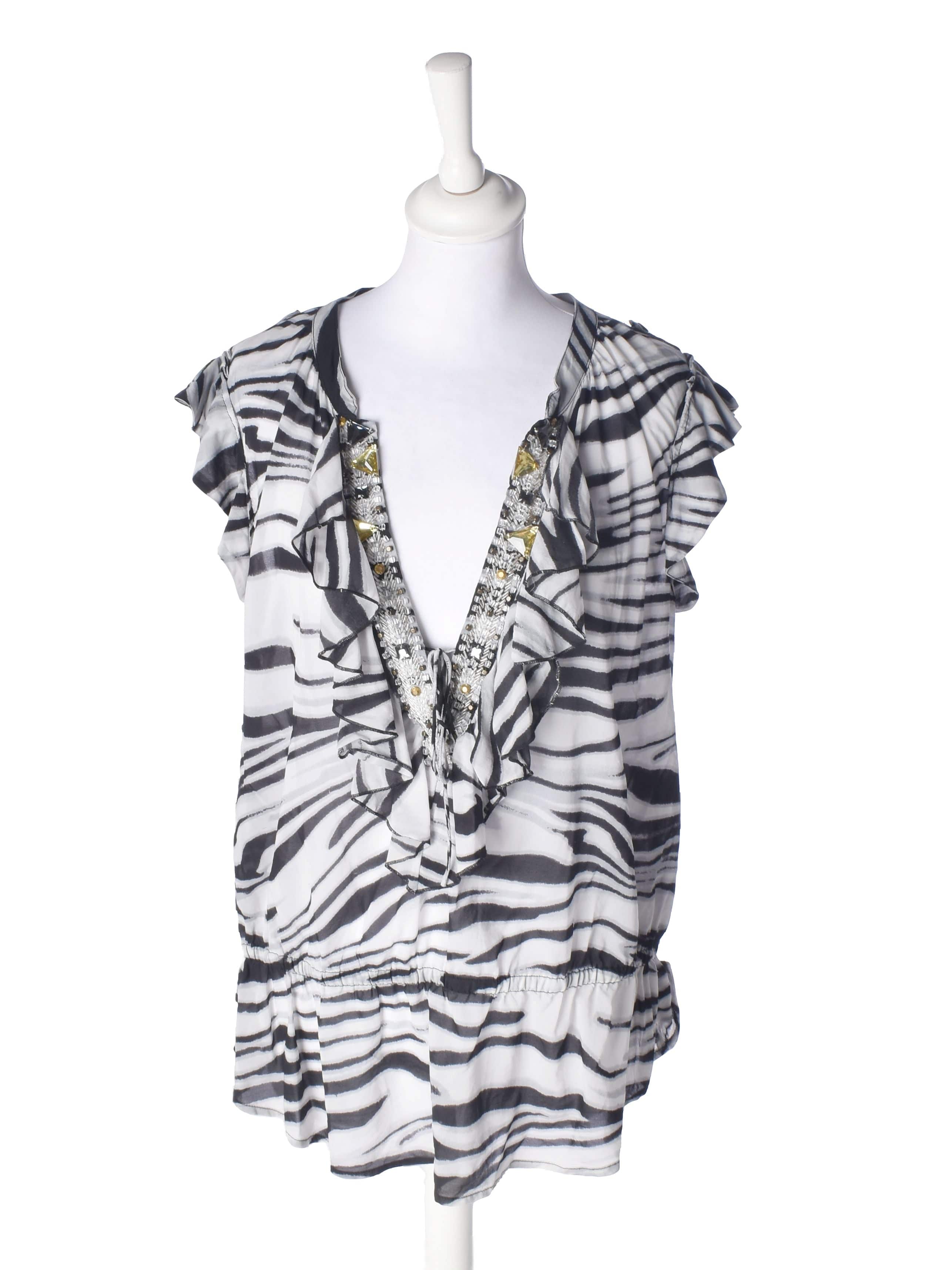Philosophy Blues Bluse - 42 / Grå / Kvinde - SassyLAB Secondhand