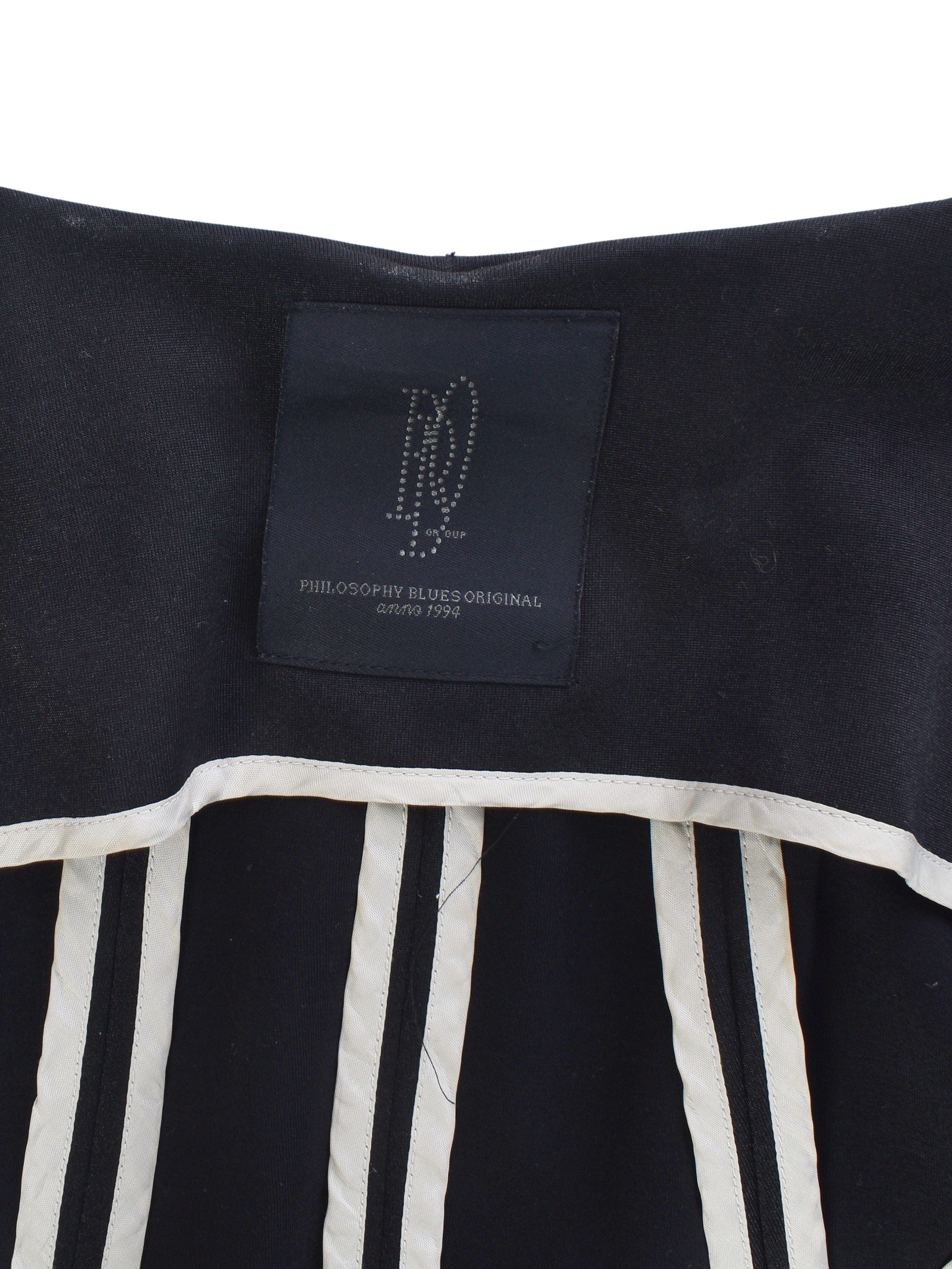 Philosophy Blues Original Blazer - S / Sort / Kvinde - SassyLAB Secondhand
