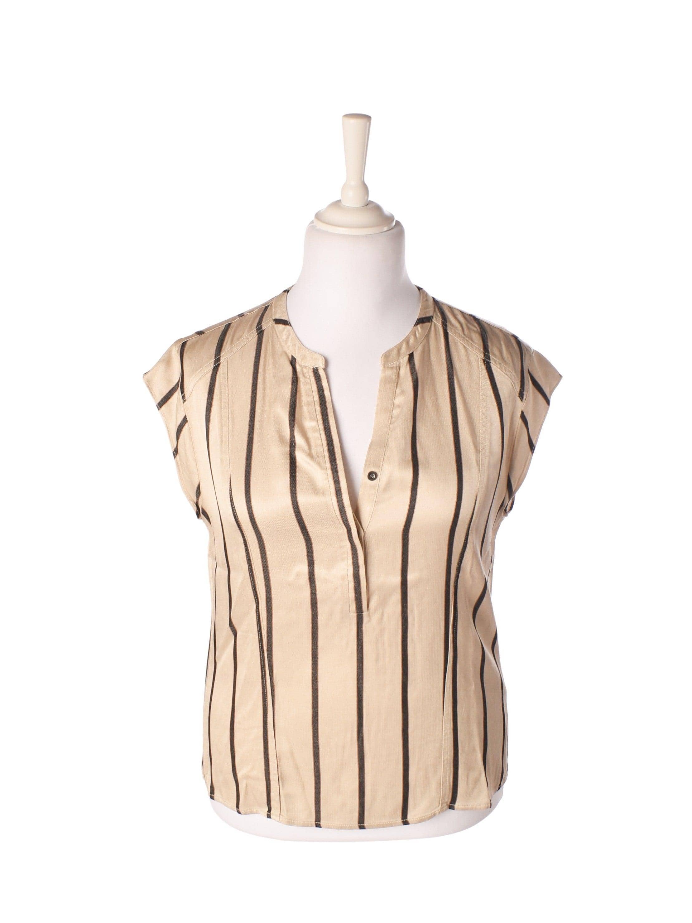 Philosophy Blues Original Bluse - 40 / Beige / Kvinde - SassyLAB Secondhand