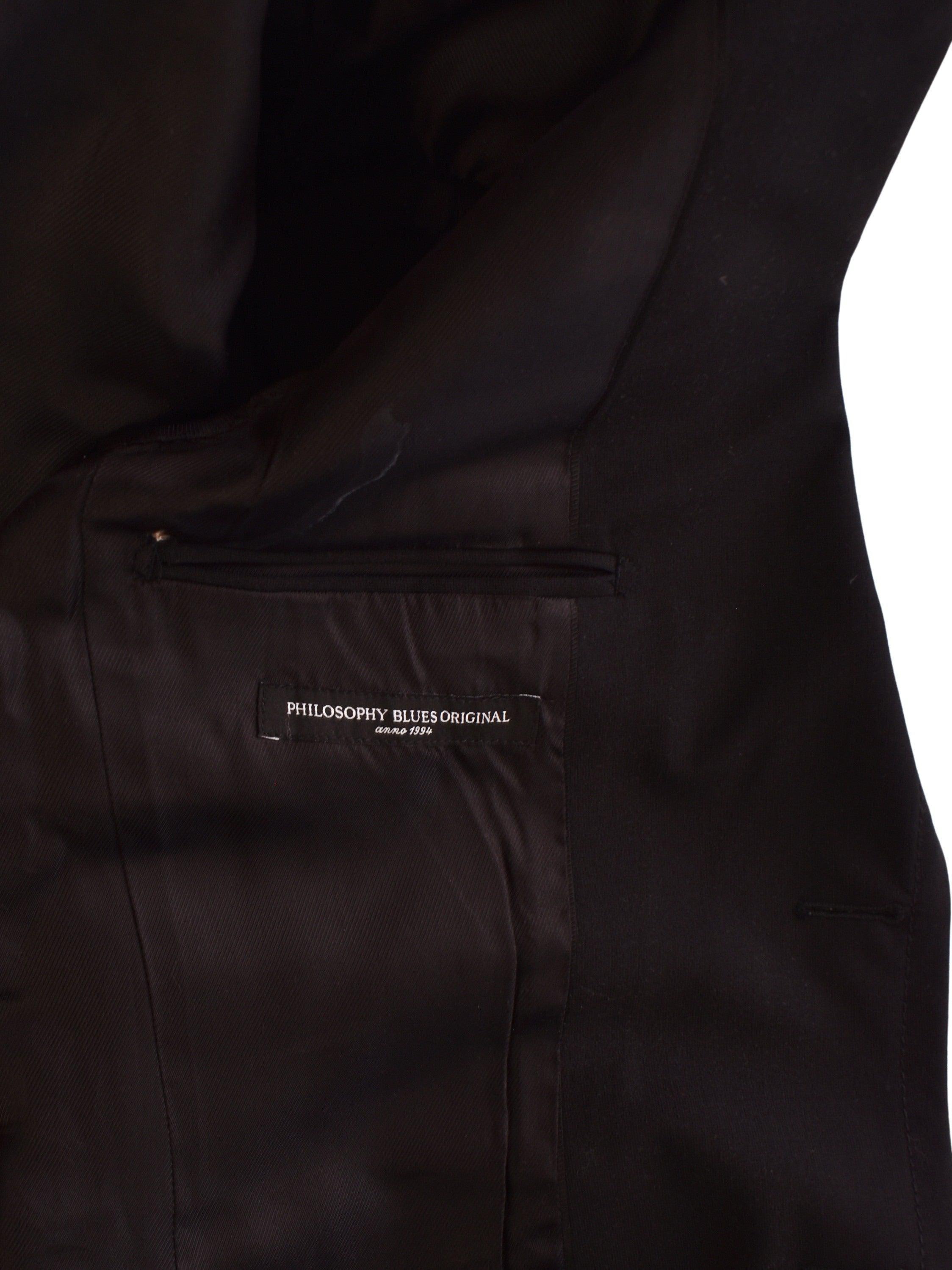 Philosophy Blues Original Jakkesæt - 46 / Sort / Mand - SassyLAB Secondhand