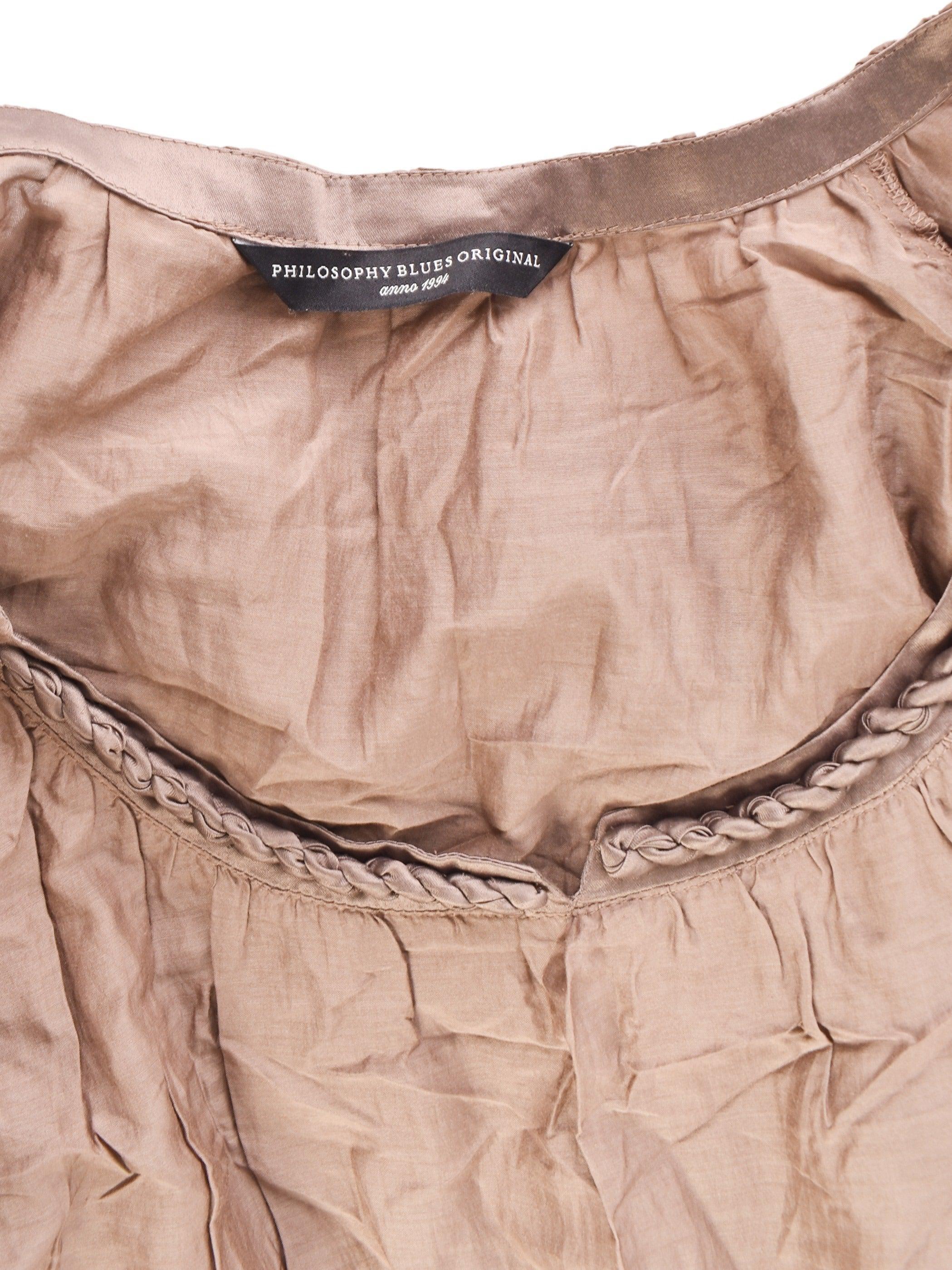 Philosophy Blues Original Kjole - L / Beige / Kvinde - SassyLAB Secondhand