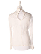 Philosophy Blues Original Rullekrave - 36 / Hvid / Kvinde - SassyLAB Secondhand