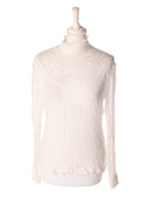 Philosophy Blues Original Rullekrave - 36 / Hvid / Kvinde - SassyLAB Secondhand