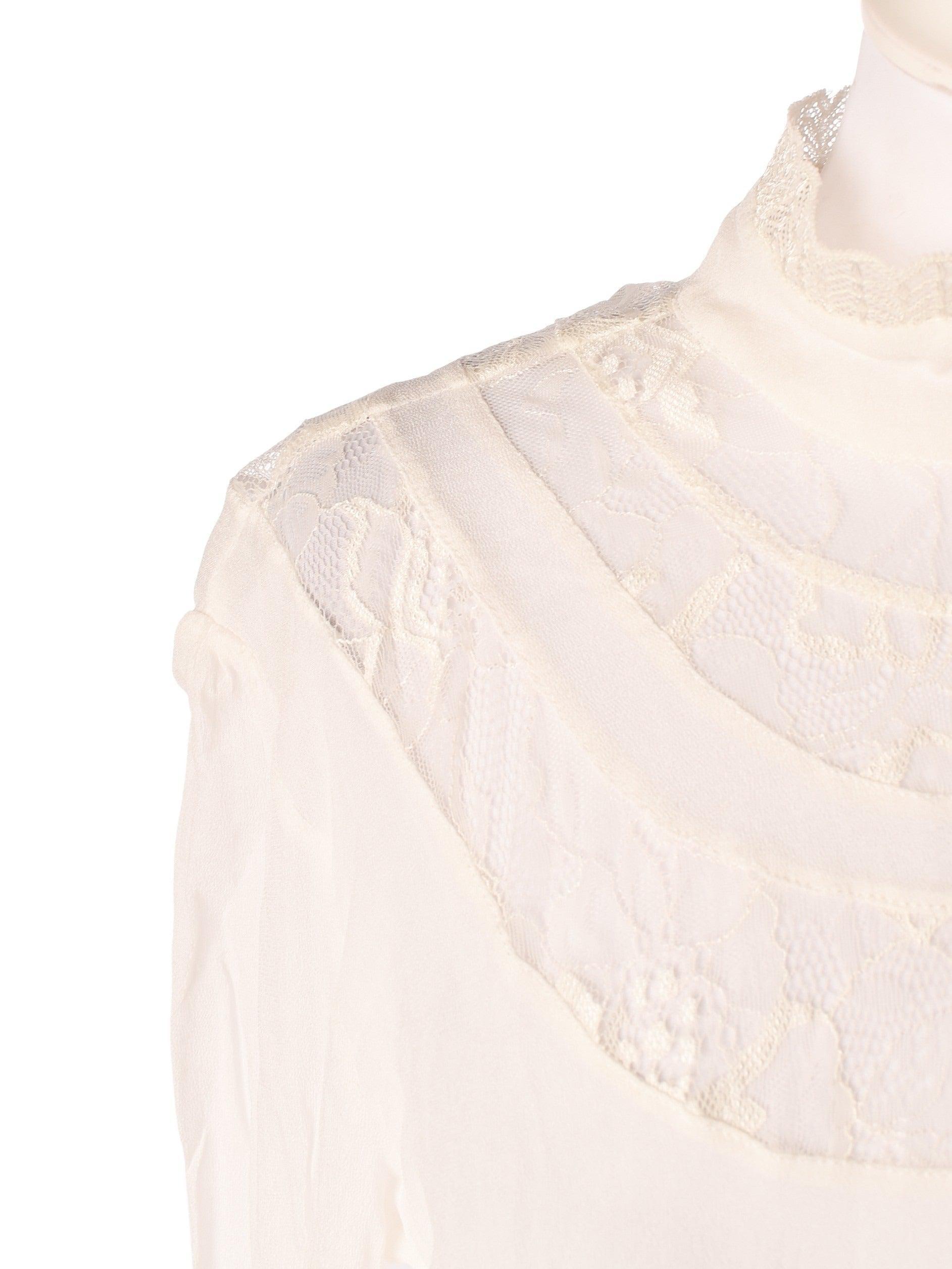 Philosophy Blues Original Rullekrave - 36 / Hvid / Kvinde - SassyLAB Secondhand