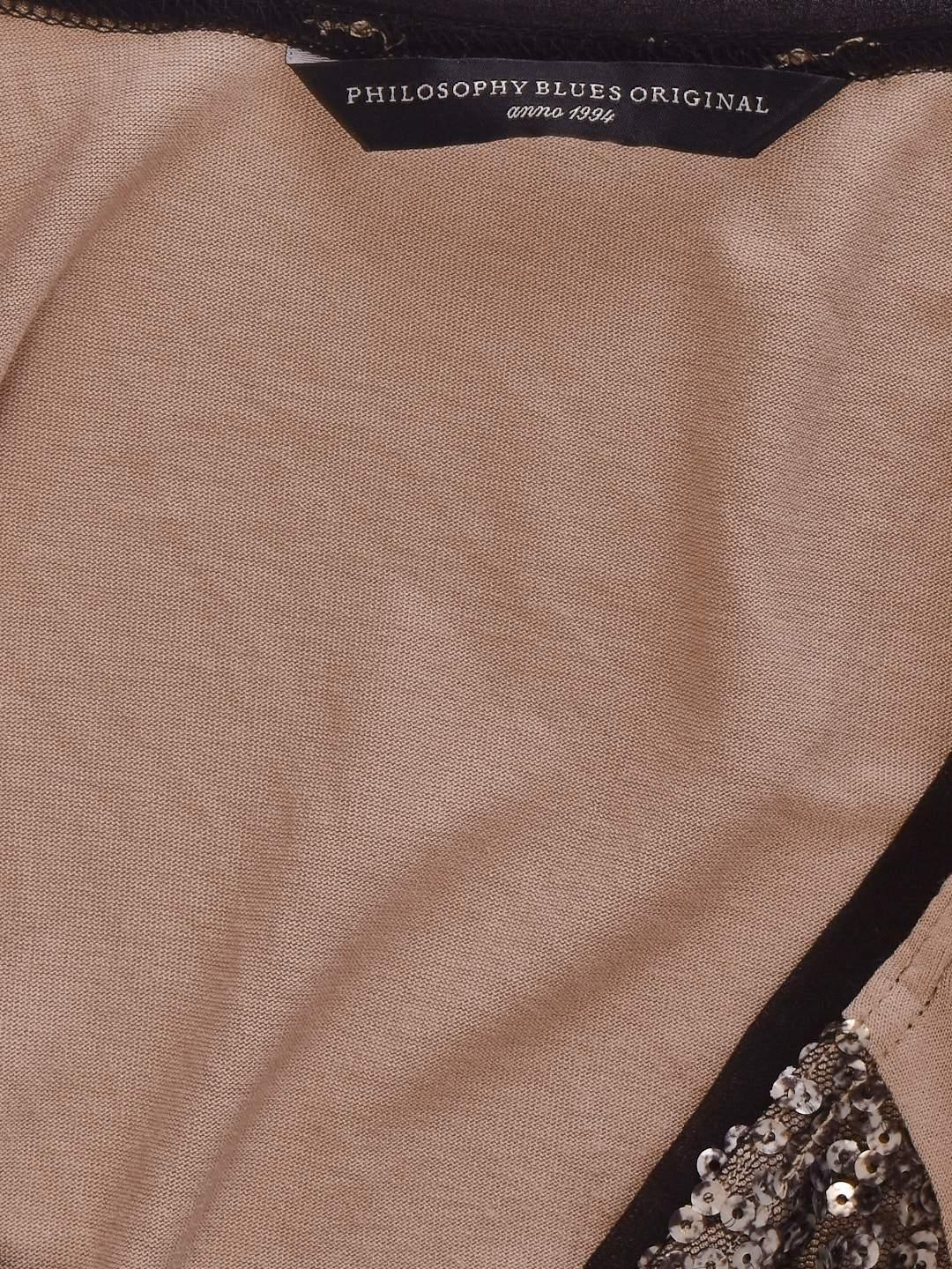 Philosophy Blues Original Top - 40 / Beige / Kvinde - SassyLAB Secondhand