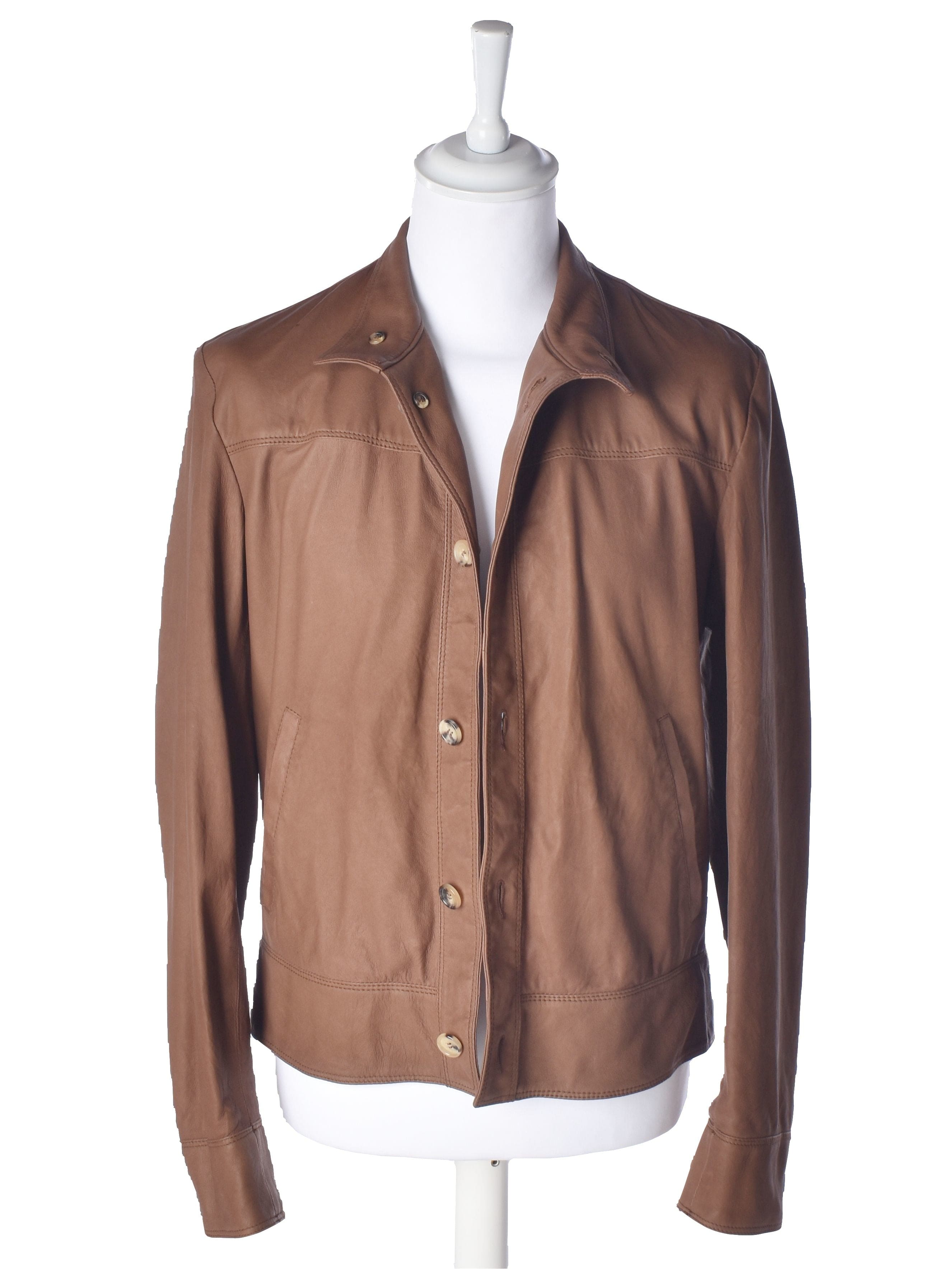 Piacenza Cashmere Jakke - 50 / Brun / Mand - SassyLAB Secondhand