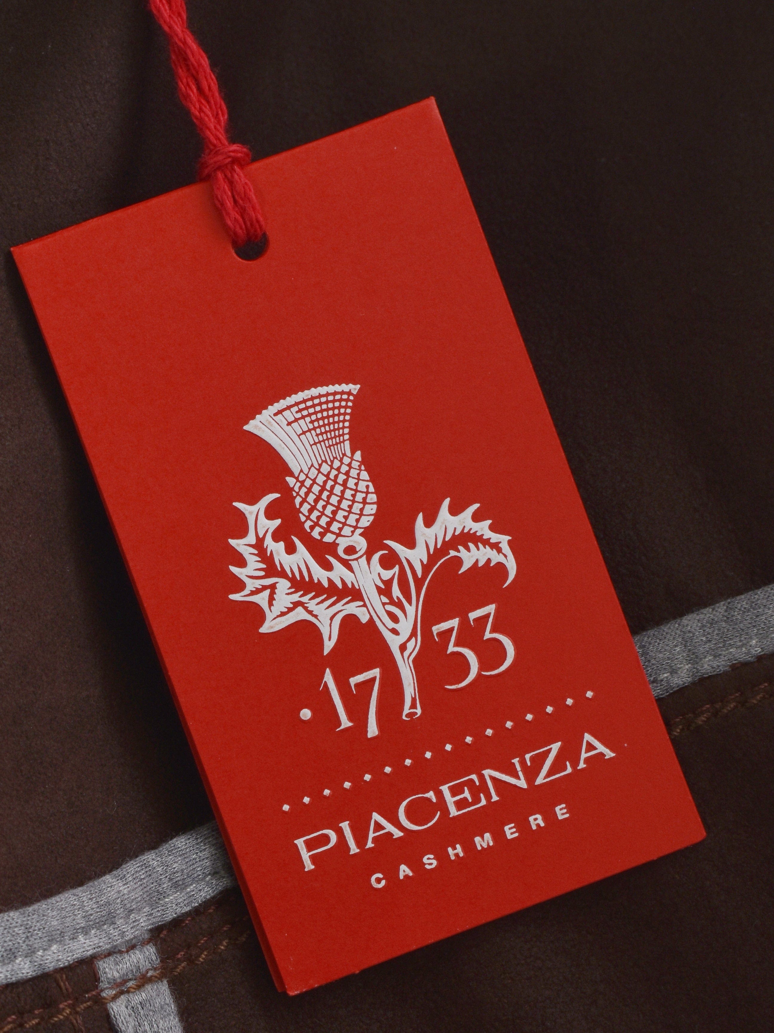 Piacenza Cashmere Jakke - 52 / Brun / Mand - SassyLAB Secondhand