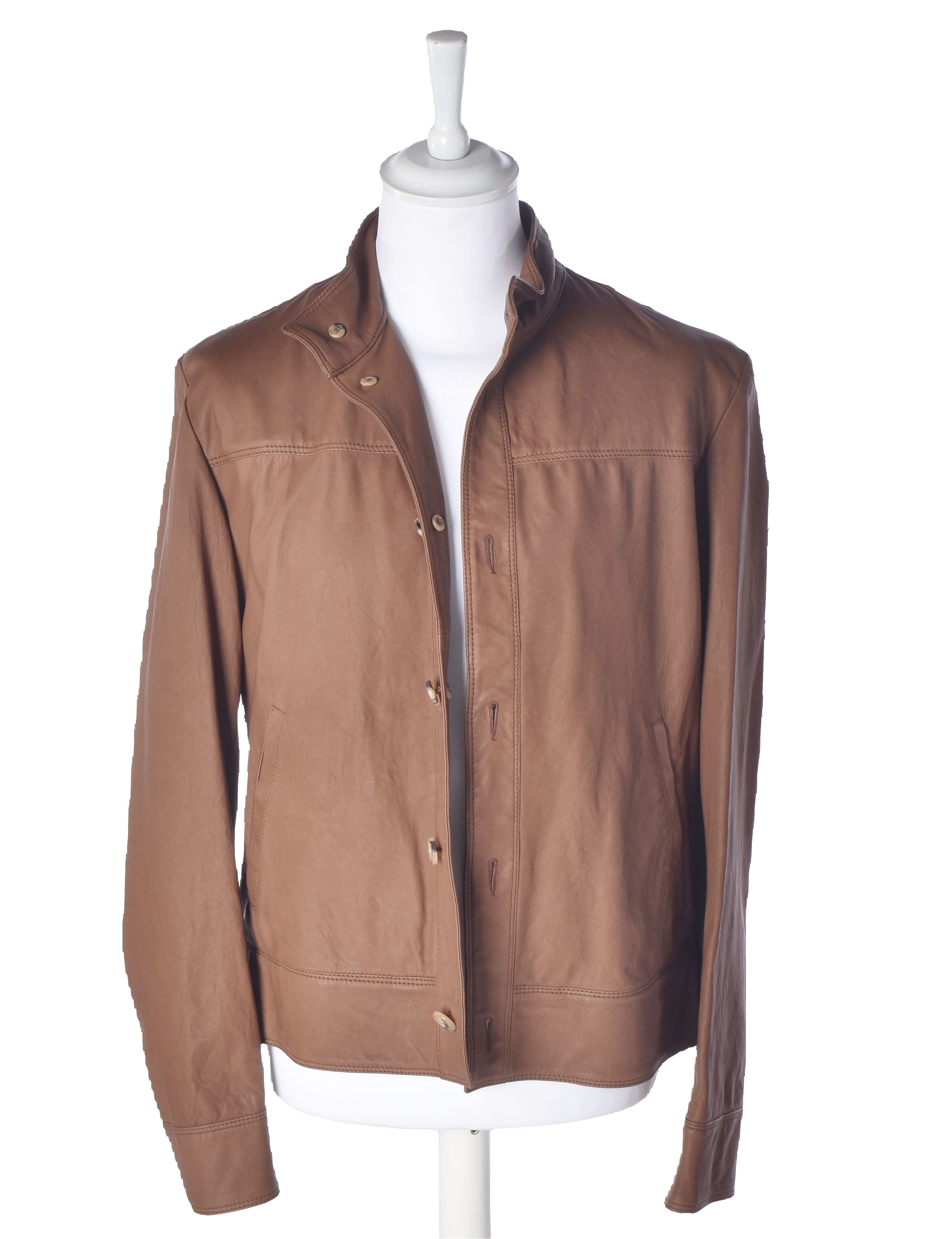 Piacenza Cashmere Jakke - 52 / Brun / Mand - SassyLAB Secondhand