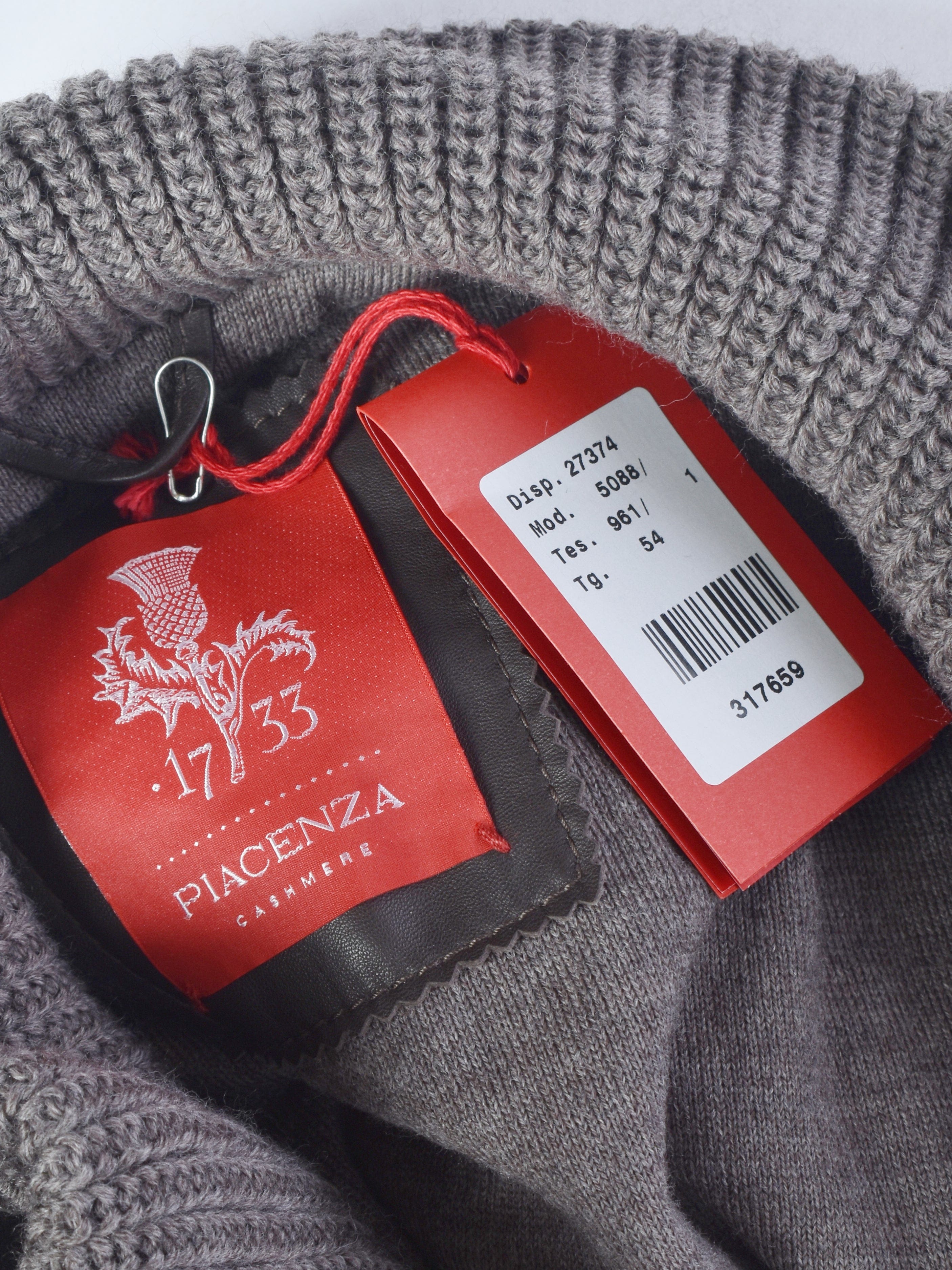 Piacenza Cashmere Jakke - 54 / Brun / Mand - SassyLAB Secondhand