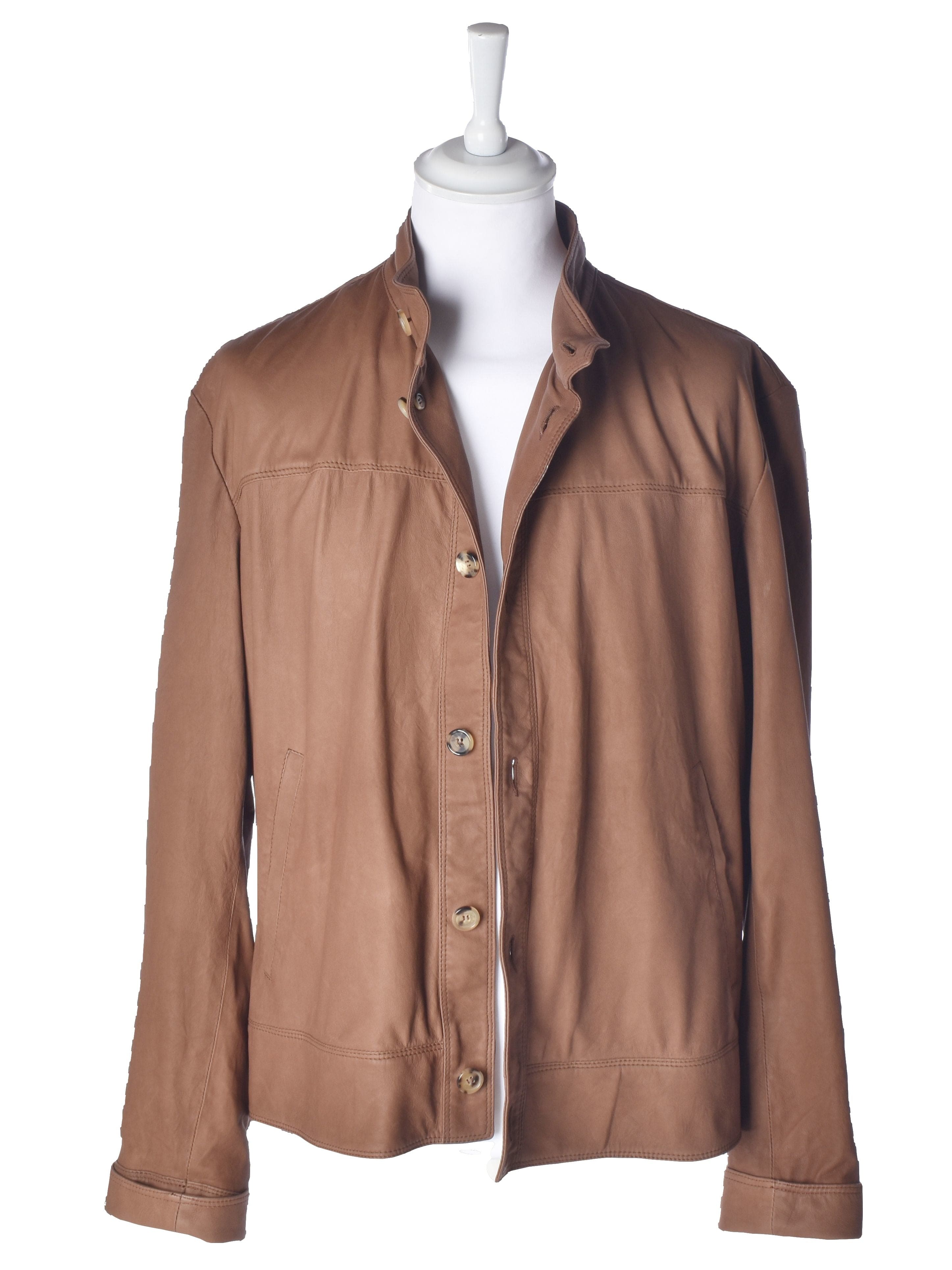 Piacenza Cashmere Jakke - 58 / Brun / Mand - SassyLAB Secondhand