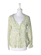 Pieces Bluse - S / Blomstret / Kvinde - SassyLAB Secondhand