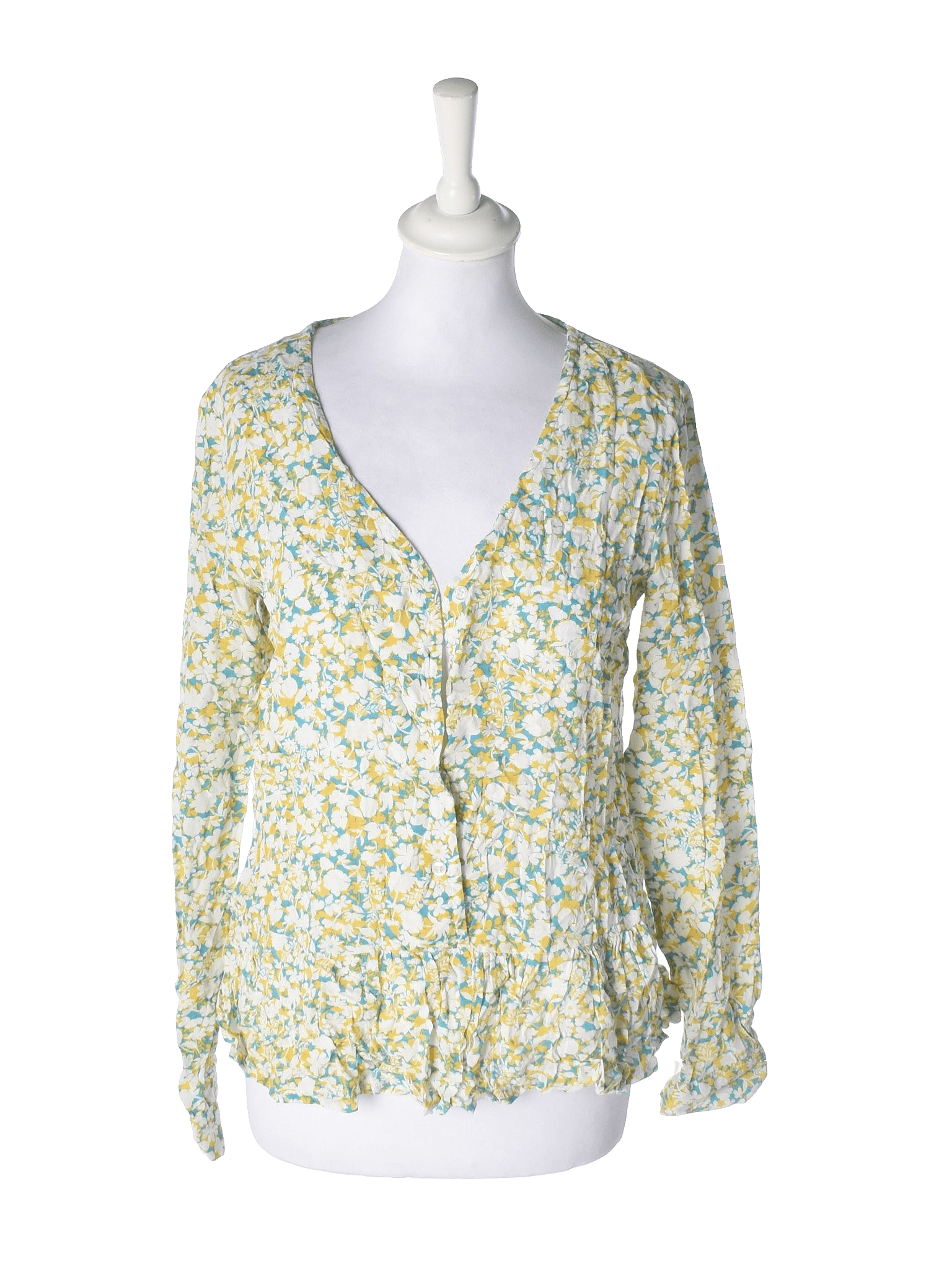 Pieces Bluse - S / Blomstret / Kvinde - SassyLAB Secondhand