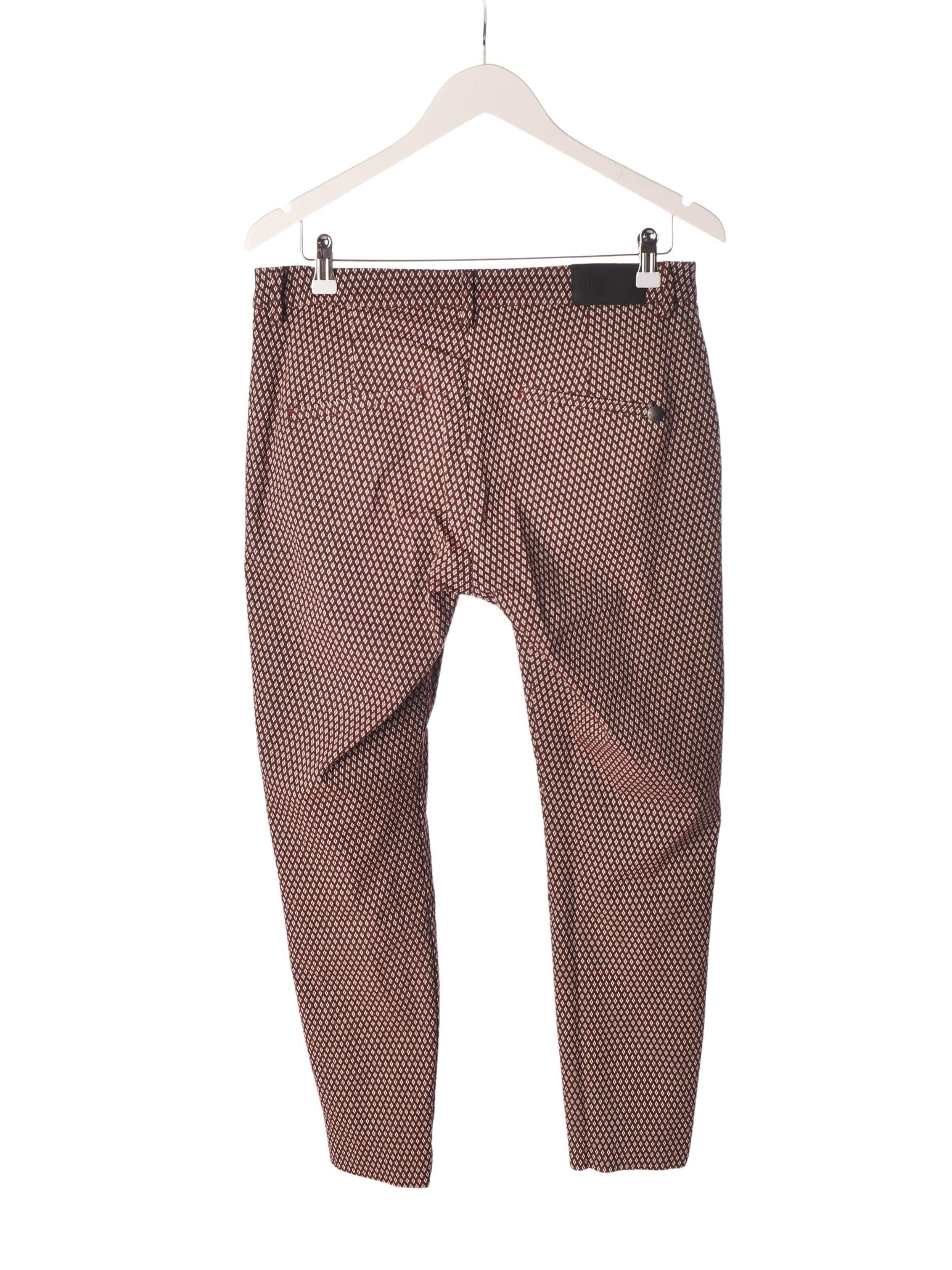 Pieszak Bukser - 30 / Bordeaux / Kvinde - SassyLAB Secondhand
