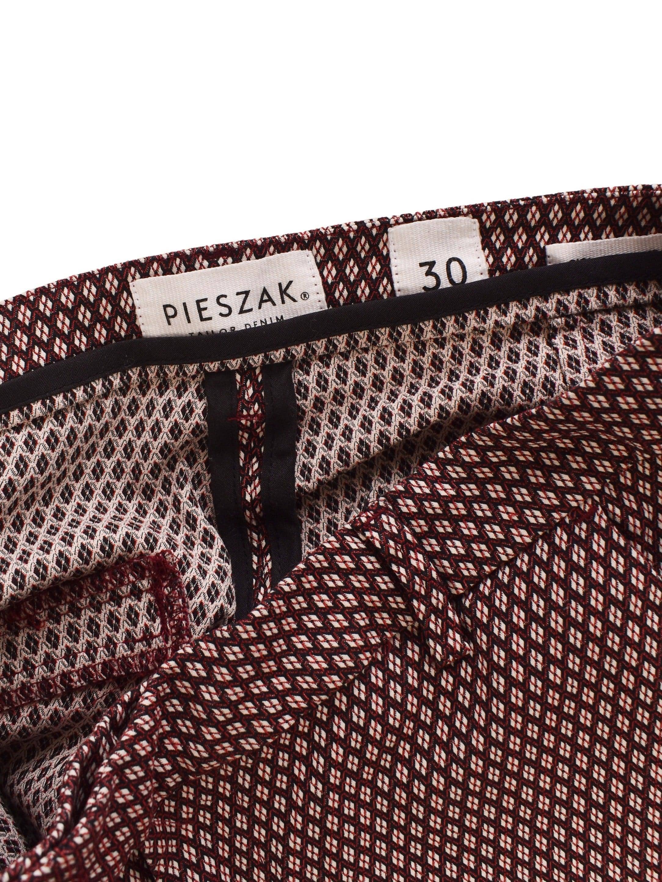 Pieszak Bukser - 30 / Bordeaux / Kvinde - SassyLAB Secondhand