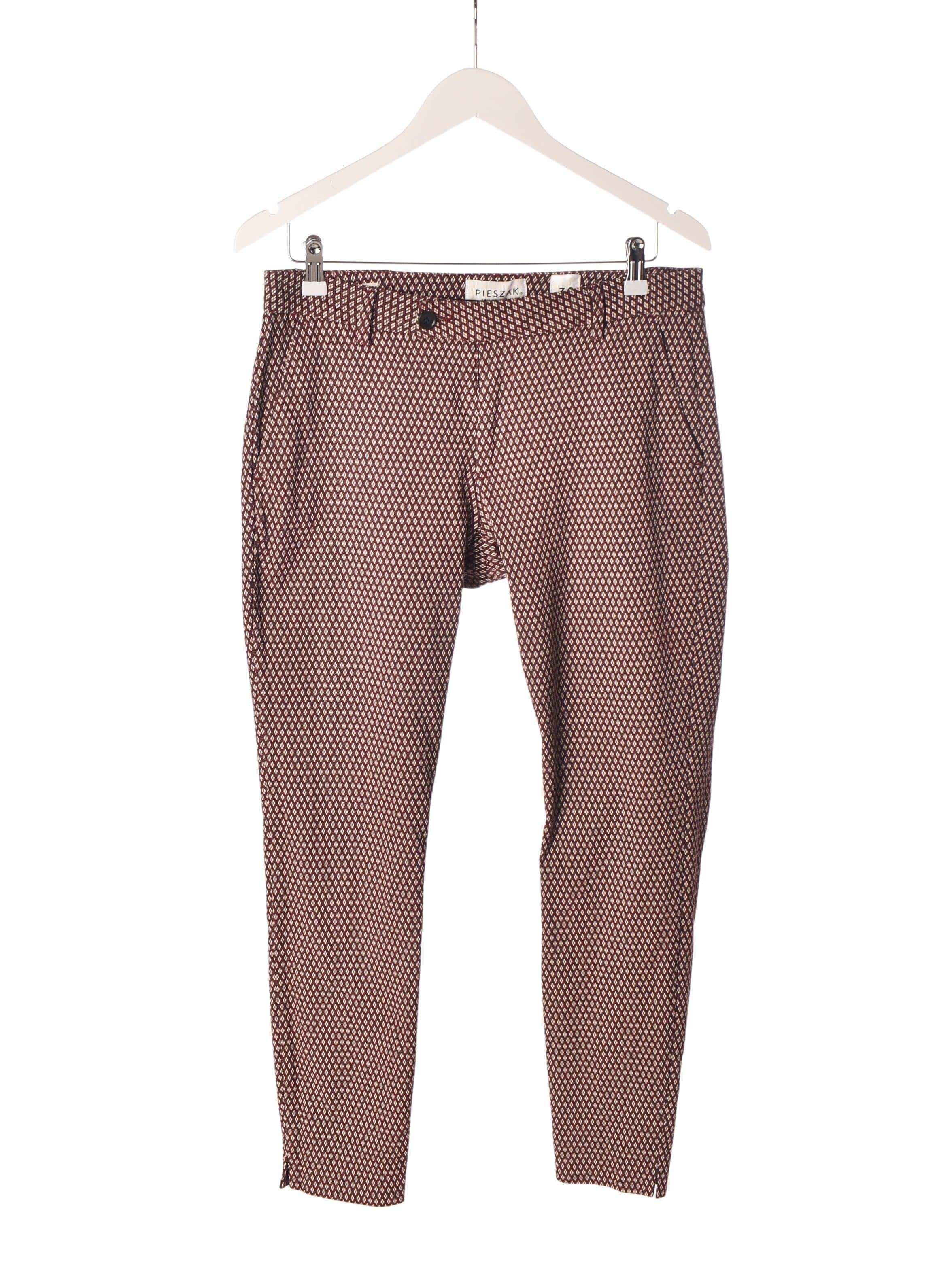 Pieszak Bukser - 30 / Bordeaux / Kvinde - SassyLAB Secondhand