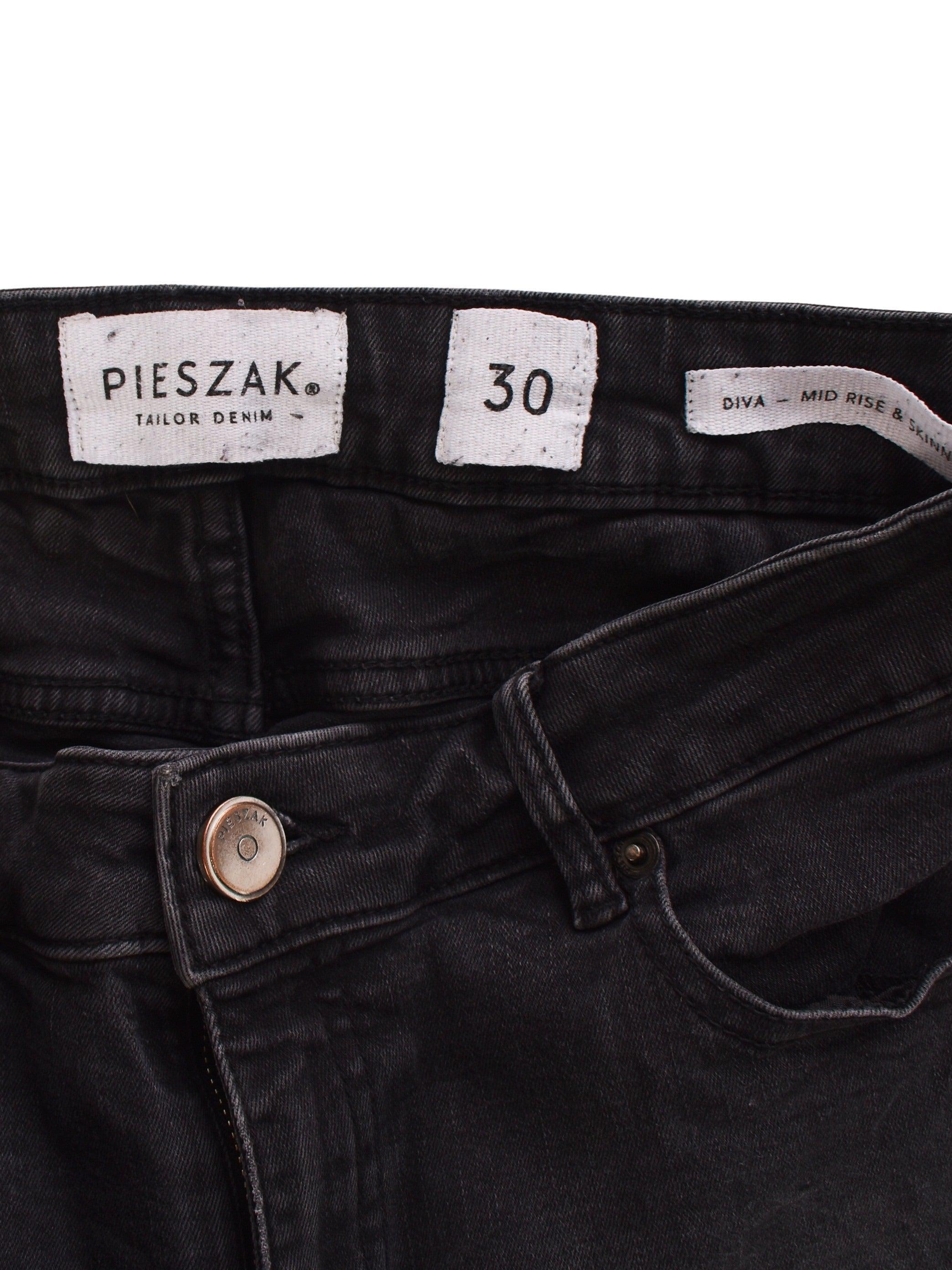 Pieszak Jeans - 30 / Sort / Kvinde - SassyLAB Secondhand