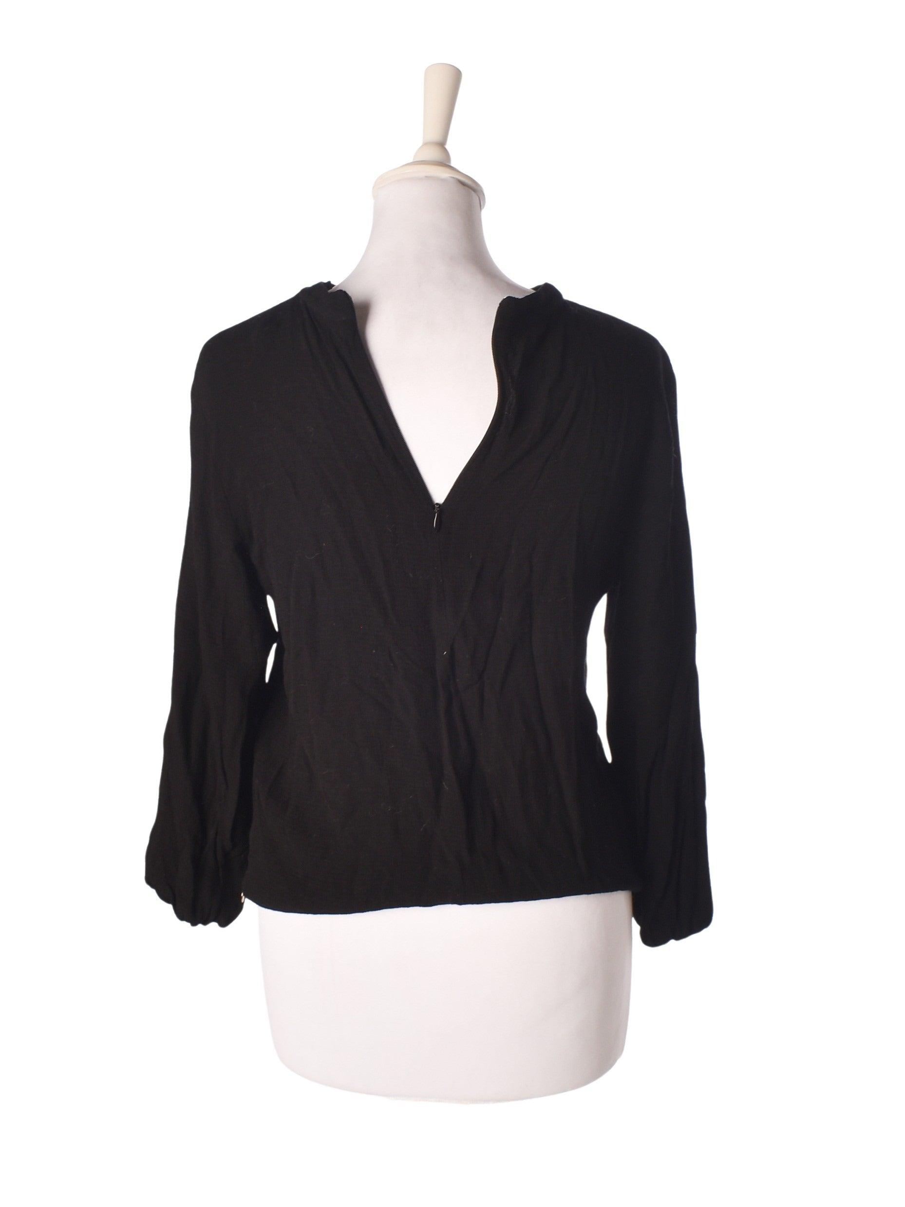 Pieszark Bluse - 36 / Sort / Kvinde - SassyLAB Secondhand