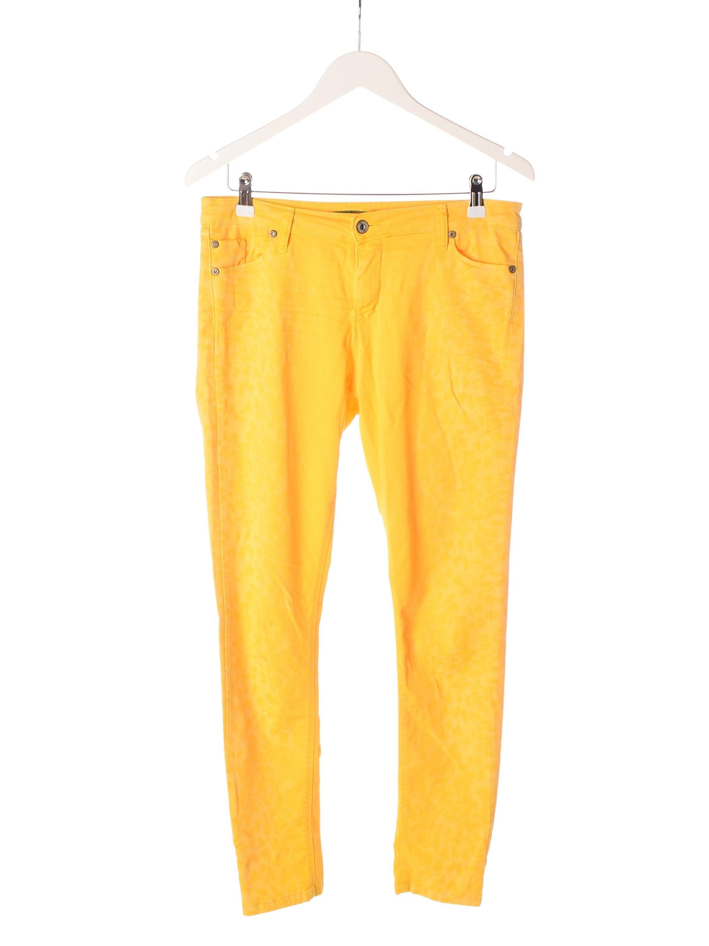 PLEASE Jeans - L / Gul / Kvinde - SassyLAB Secondhand