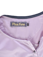 Plus Fine Bluse - XS / Lilla / Kvinde - SassyLAB Secondhand