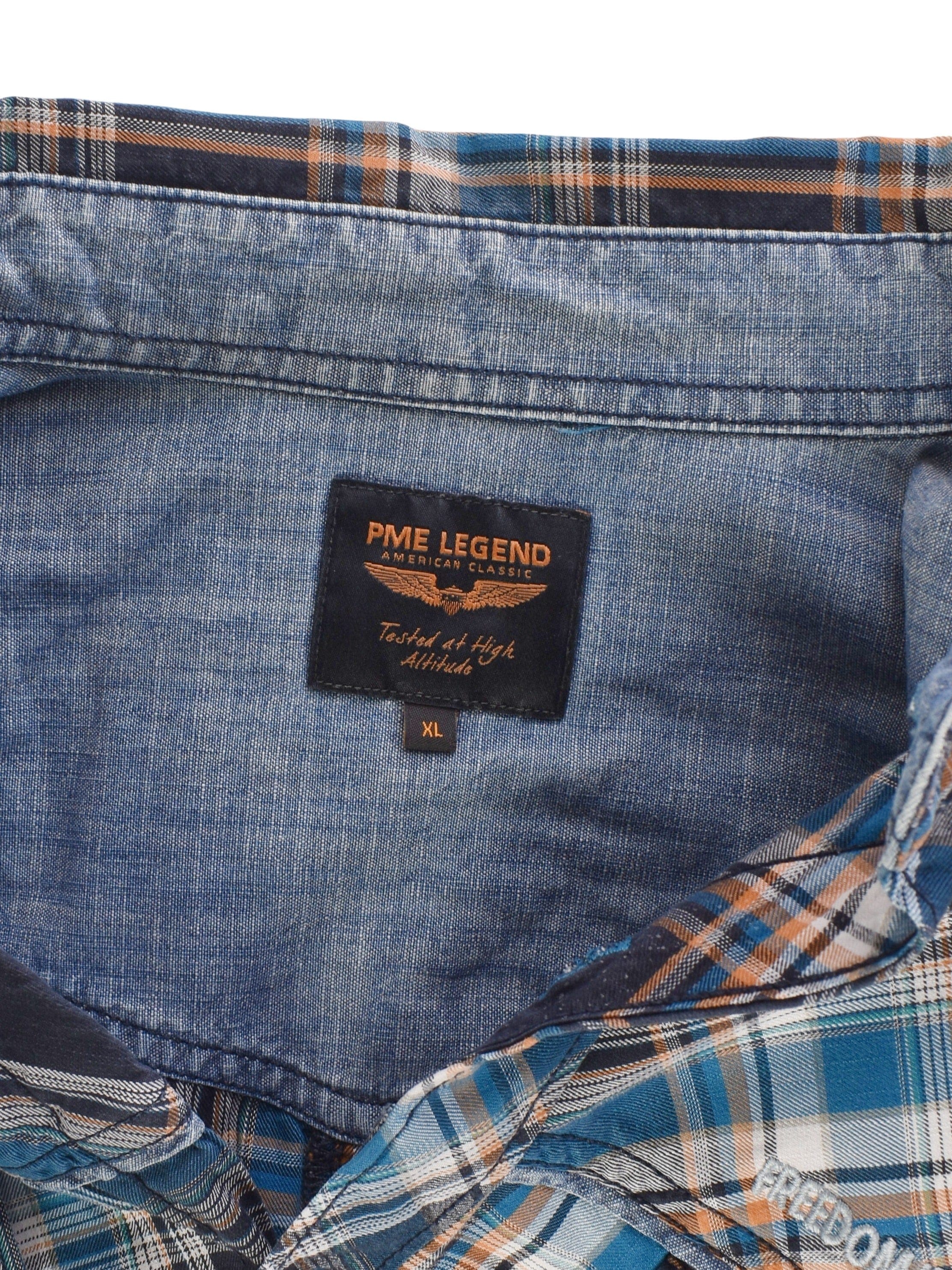 PME Legend Skjorte - XXXL / Blå / Mand - SassyLAB Secondhand