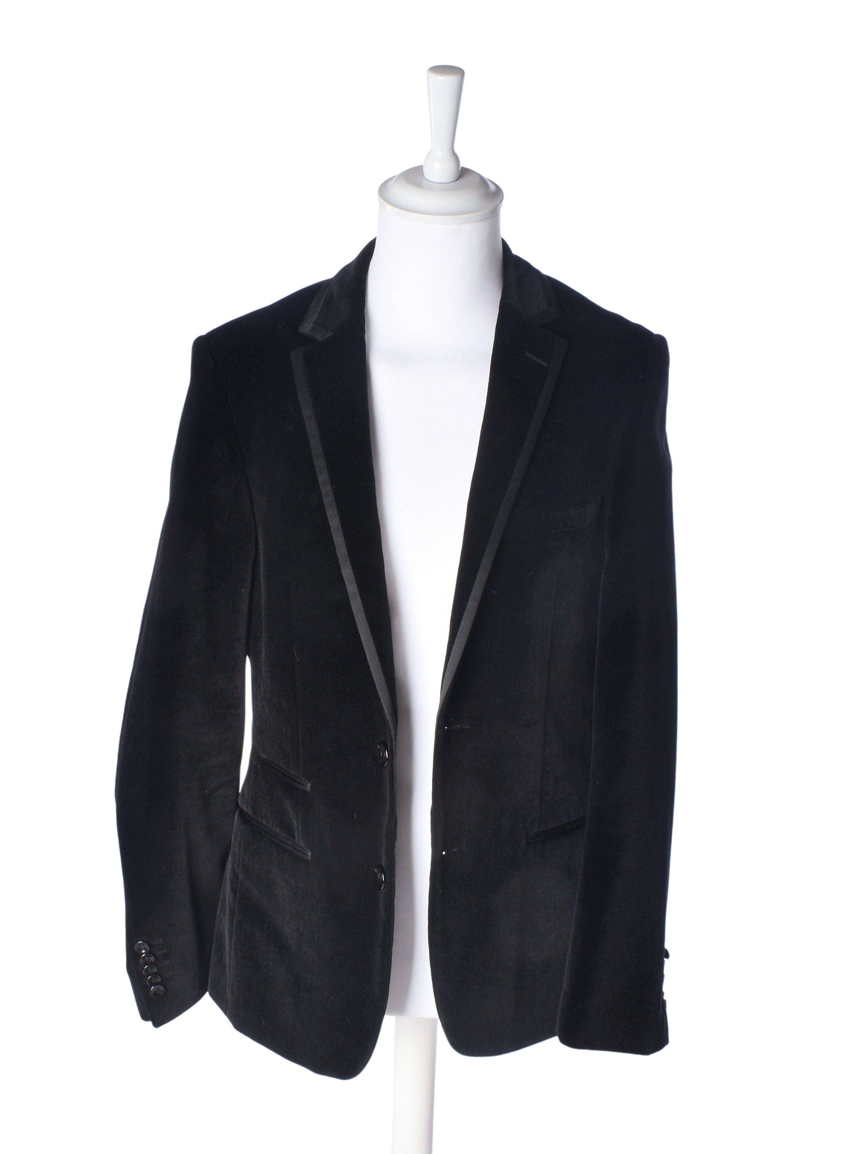 Pointes & Courtures Tradition Blazer - 48 / Sort / Mand - SassyLAB Secondhand