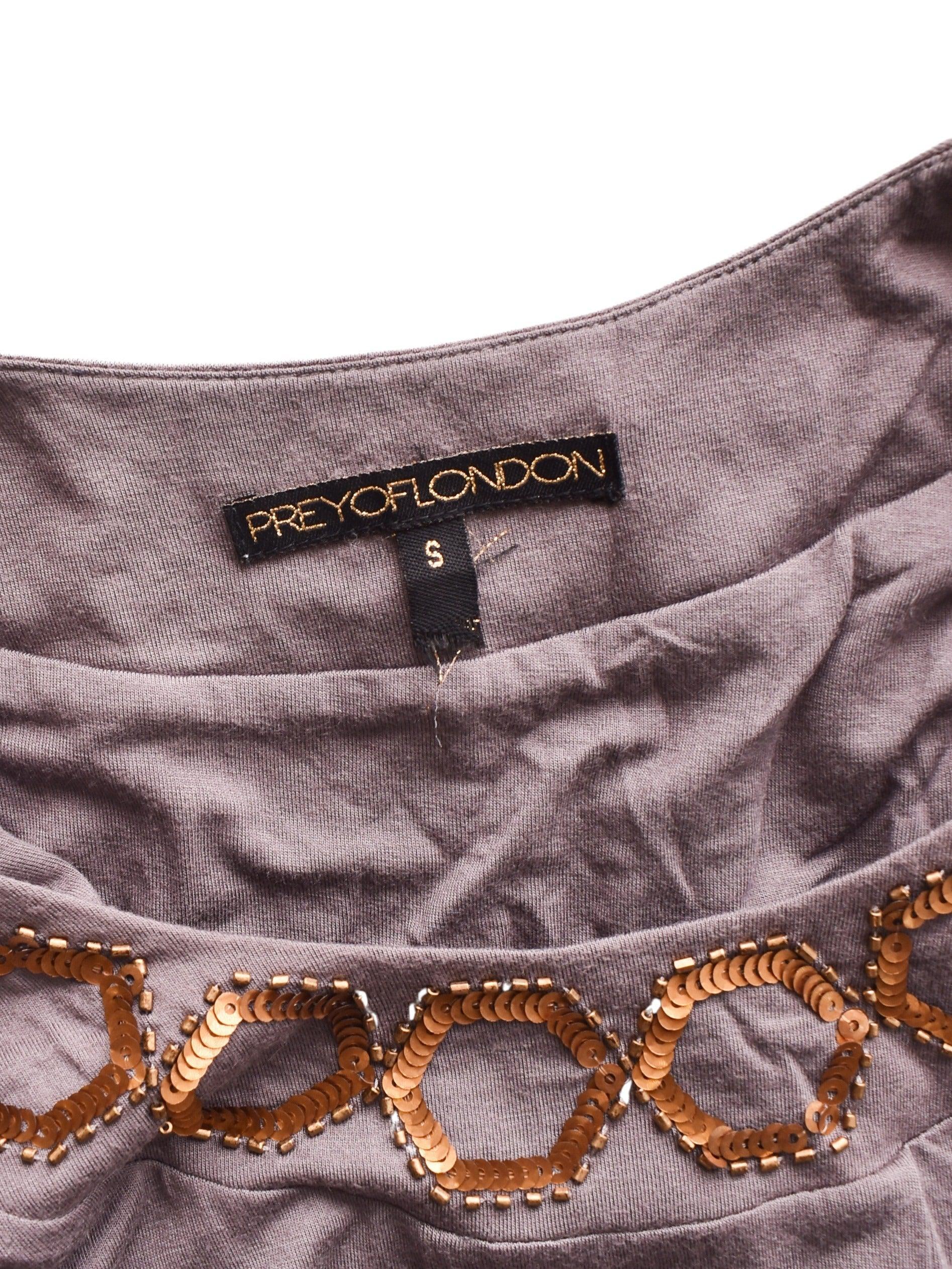 Prey Ofl London Kjole - S / Grå / Kvinde - SassyLAB Secondhand