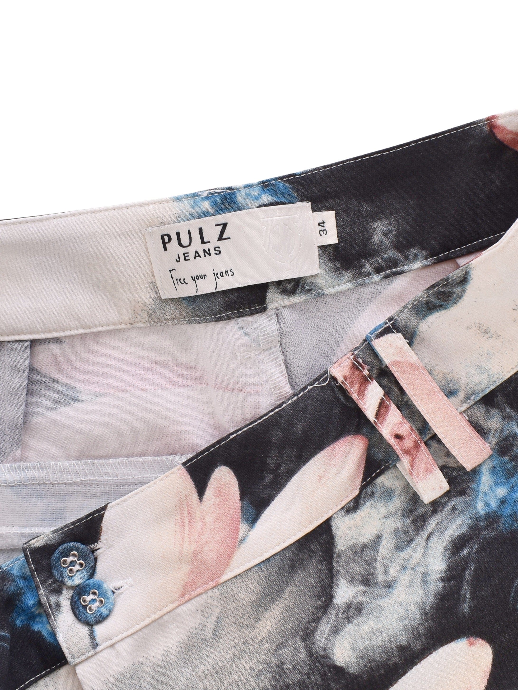 Pulz Jeans Bukser - 34 / Multifarvet / Kvinde - SassyLAB Secondhand