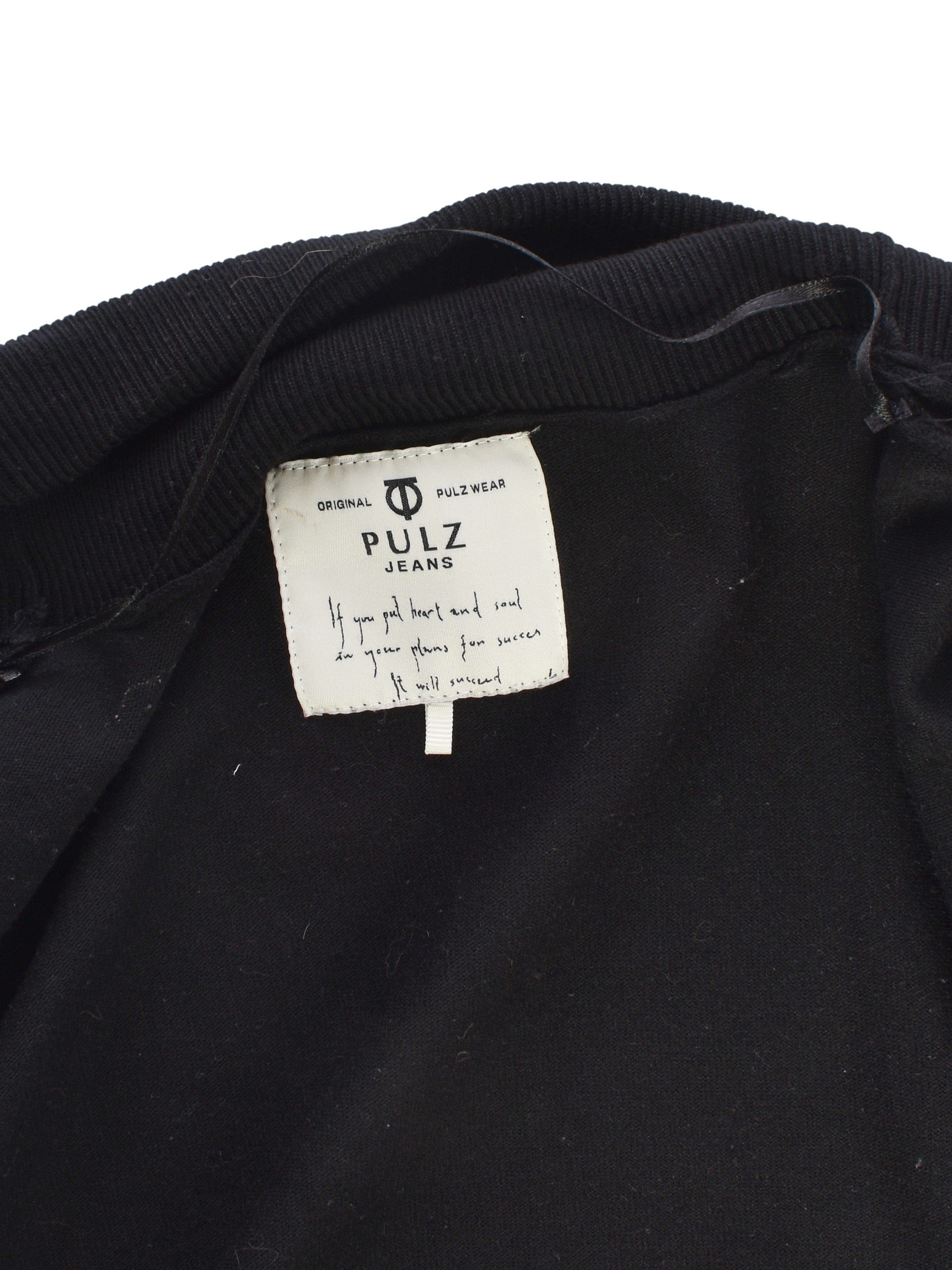 Pulz Jeans Cardigan - L / Sort / Kvinde - SassyLAB Secondhand