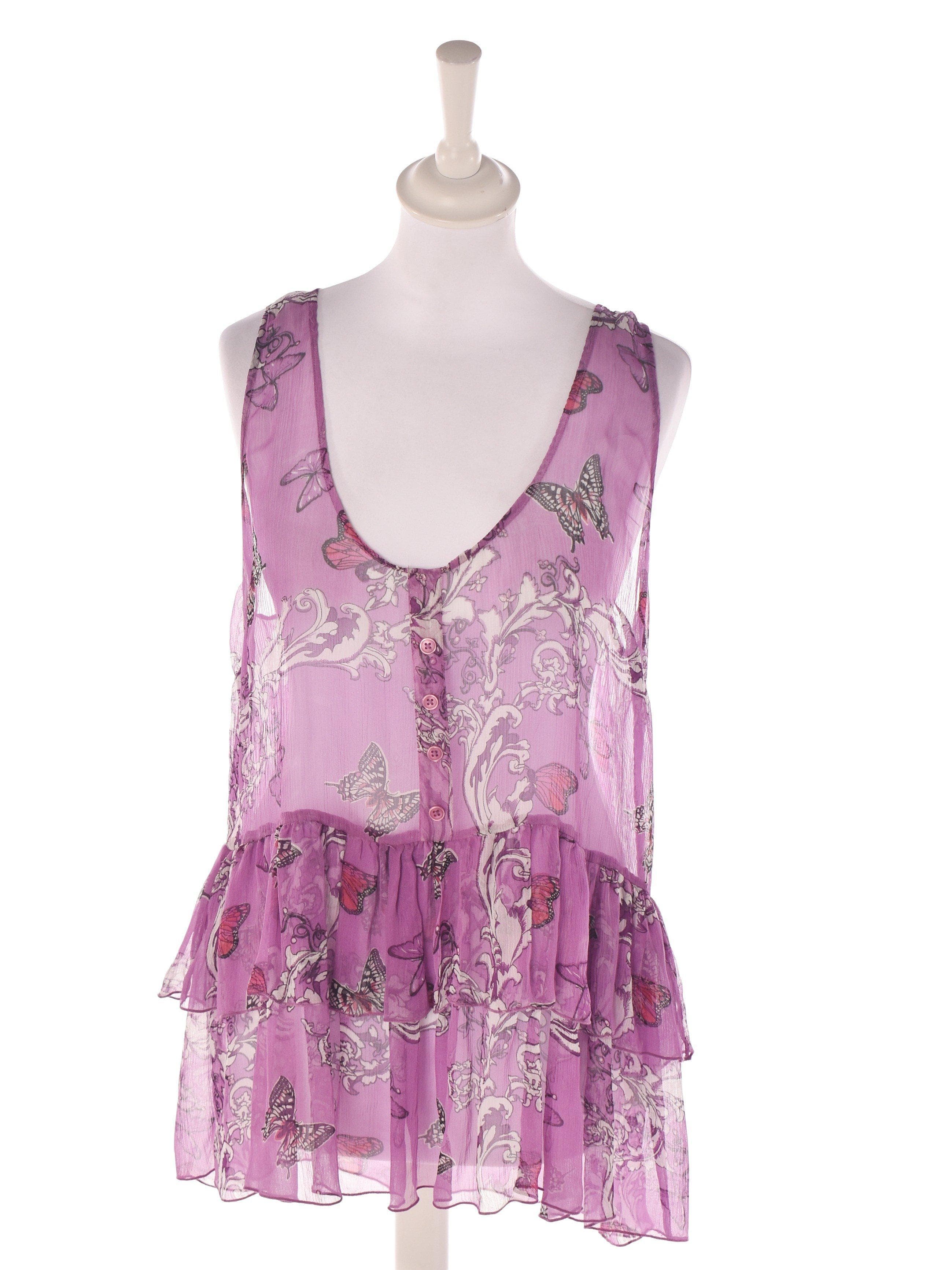 Pure Heart Top - 42 / Lilla / Kvinde - SassyLAB Secondhand