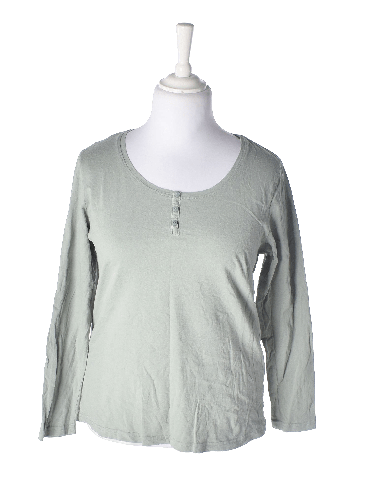 QueenTex Bluse - L / Grøn / Kvinde - SassyLAB Secondhand