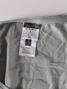 QueenTex Bluse - L / Grøn / Kvinde - SassyLAB Secondhand