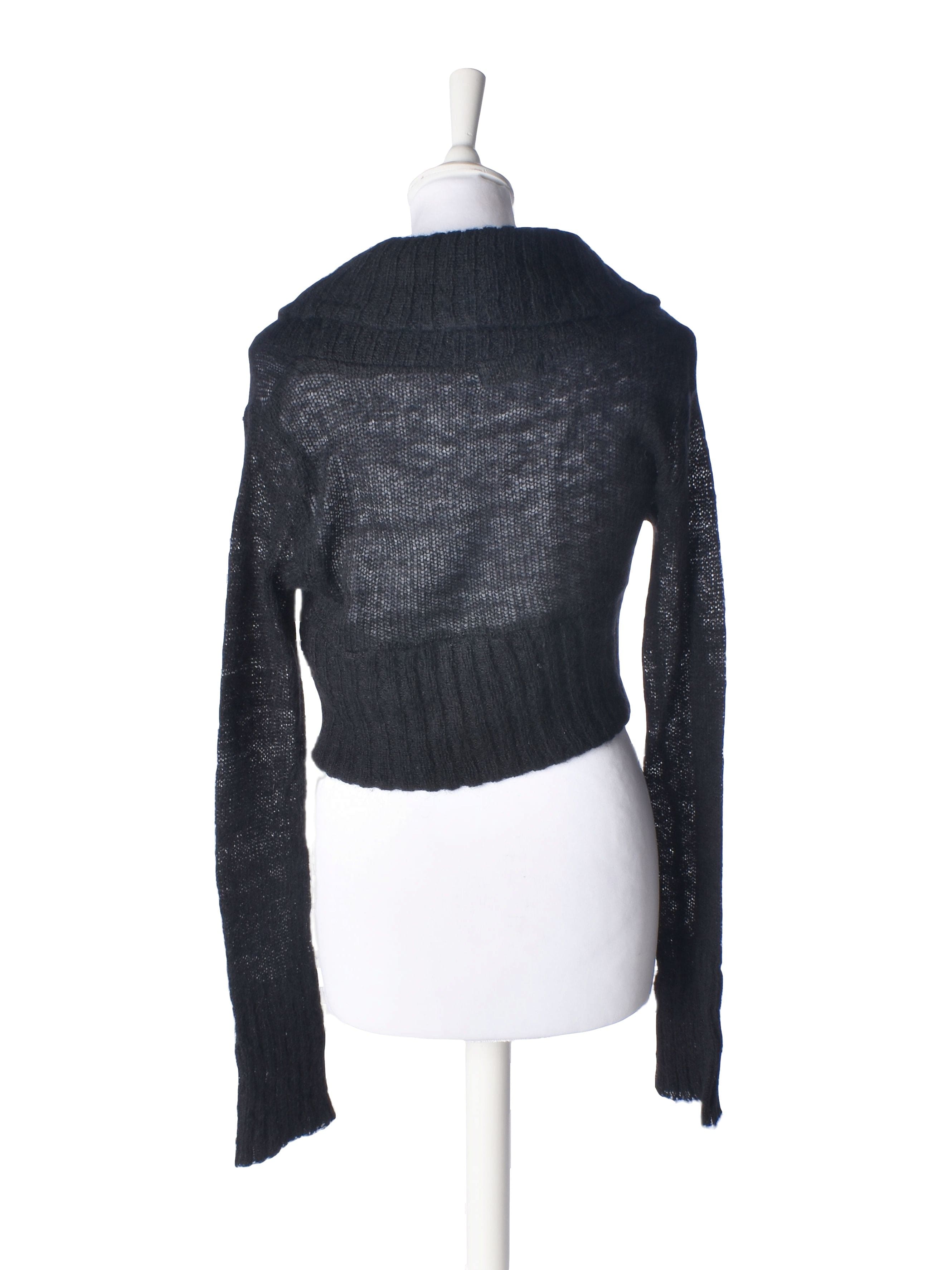 Repeat Cardigan - S / Sort / Kvinde - SassyLAB Secondhand