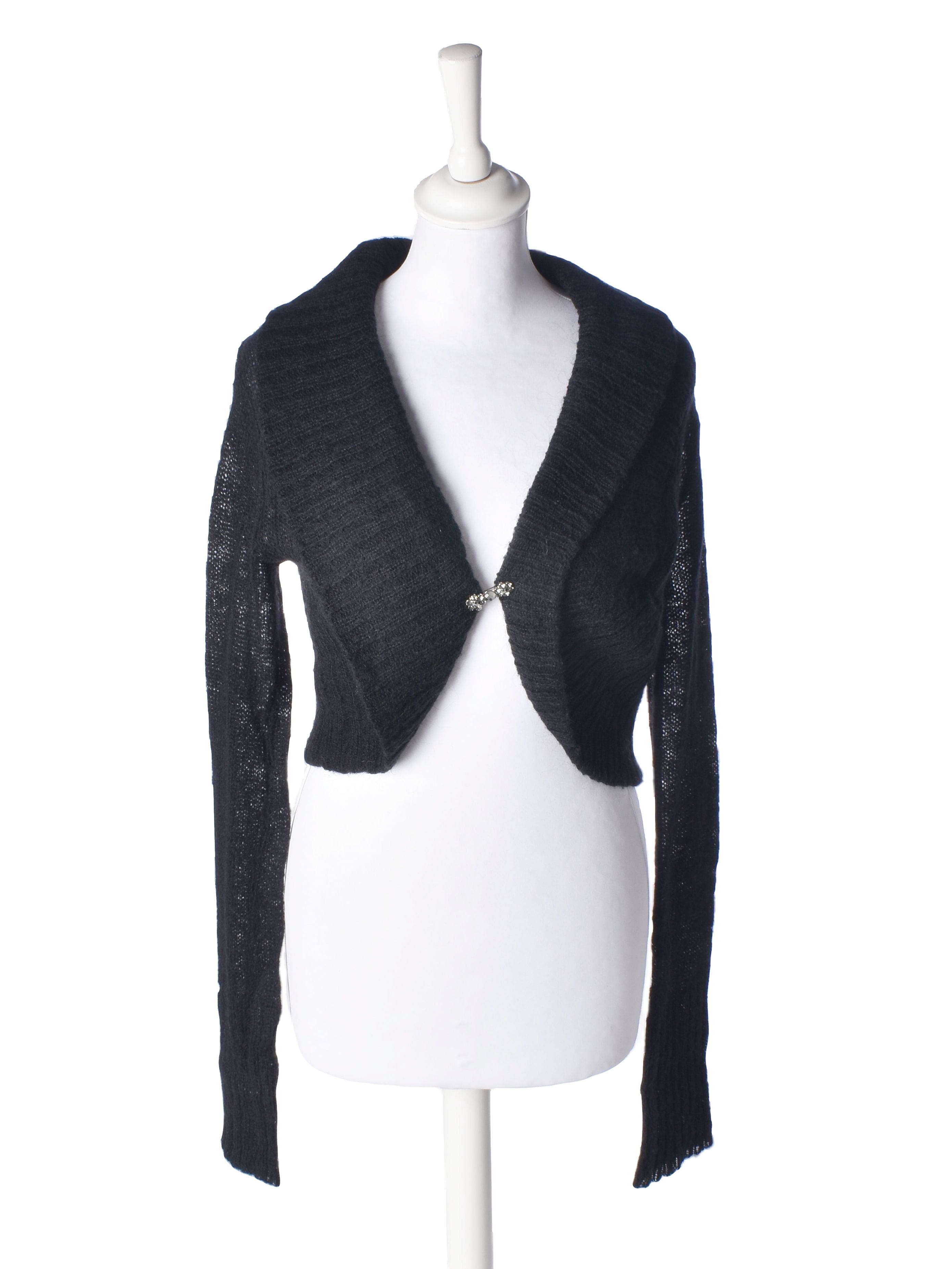 Repeat Cardigan - S / Sort / Kvinde - SassyLAB Secondhand