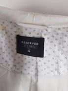Reserved Blazer - 36 / Hvid / Kvinde - SassyLAB Secondhand