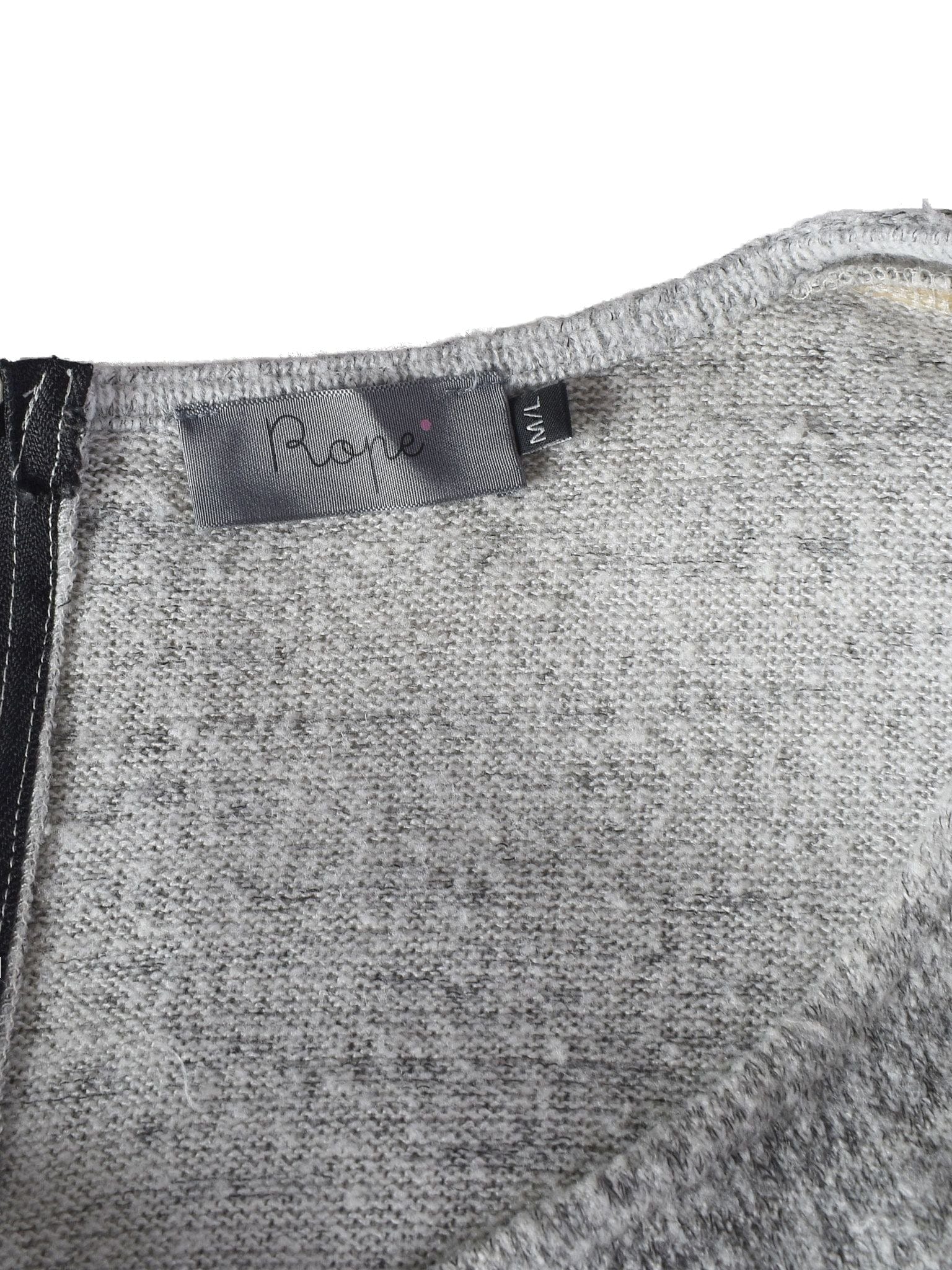 Rope Sweater - M/L / Grå / Kvinde - SassyLAB Secondhand