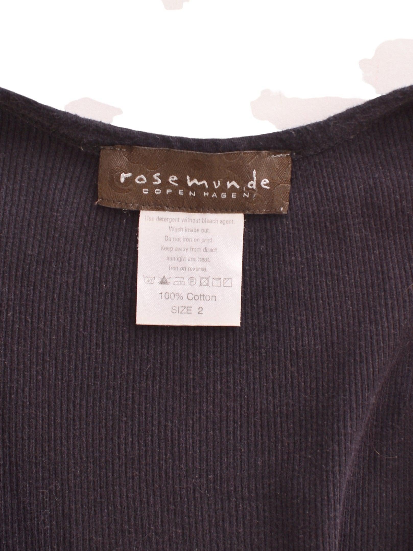 Rosemunde Top - XS / Sort / Kvinde - SassyLAB Secondhand