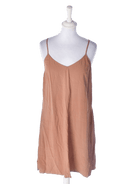 Rue de Femme Kjole - L / Brun / Kvinde - SassyLAB Secondhand