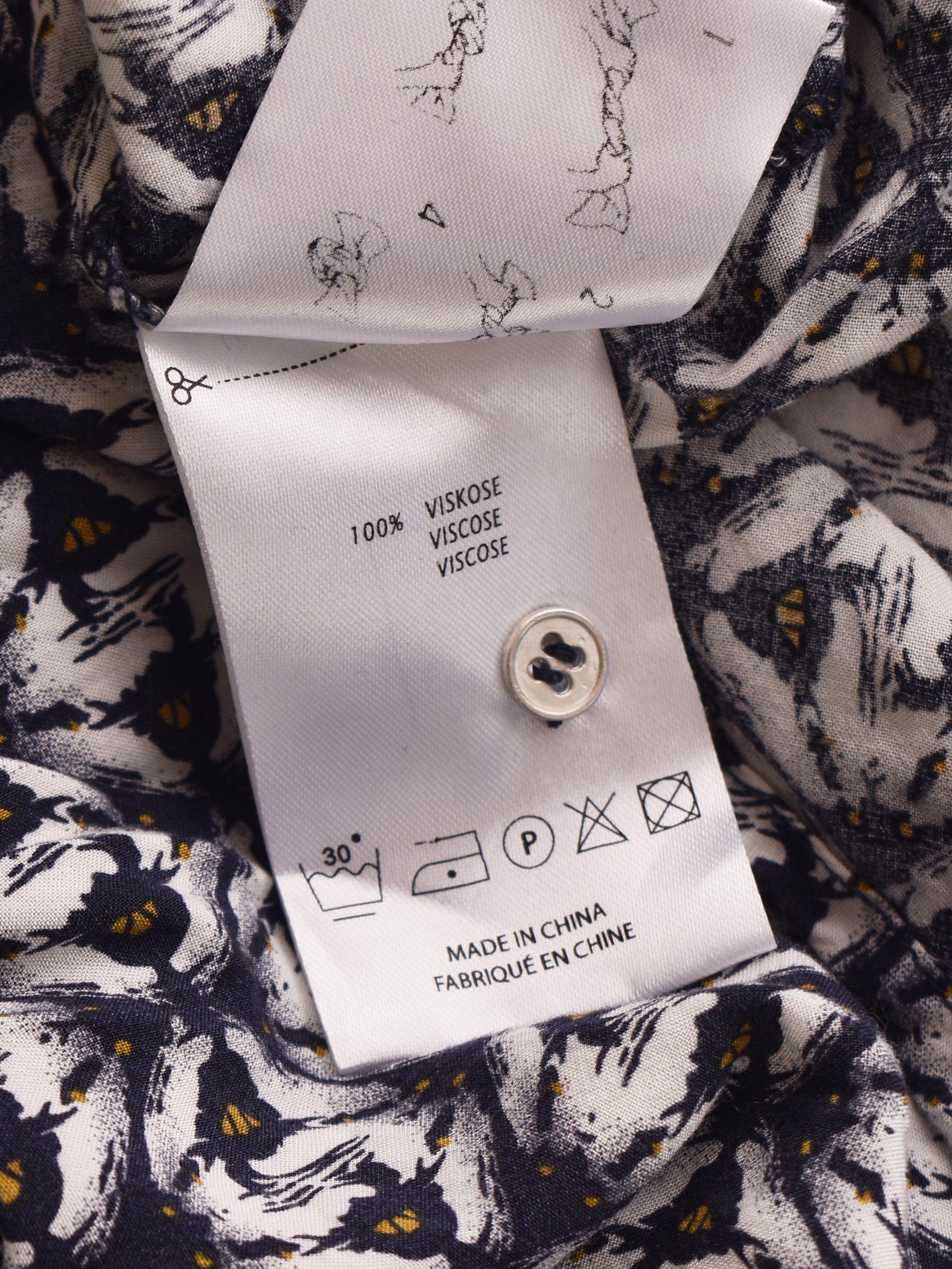 Rue de Femme Skjorte - S / Blå / Kvinde - SassyLAB Secondhand