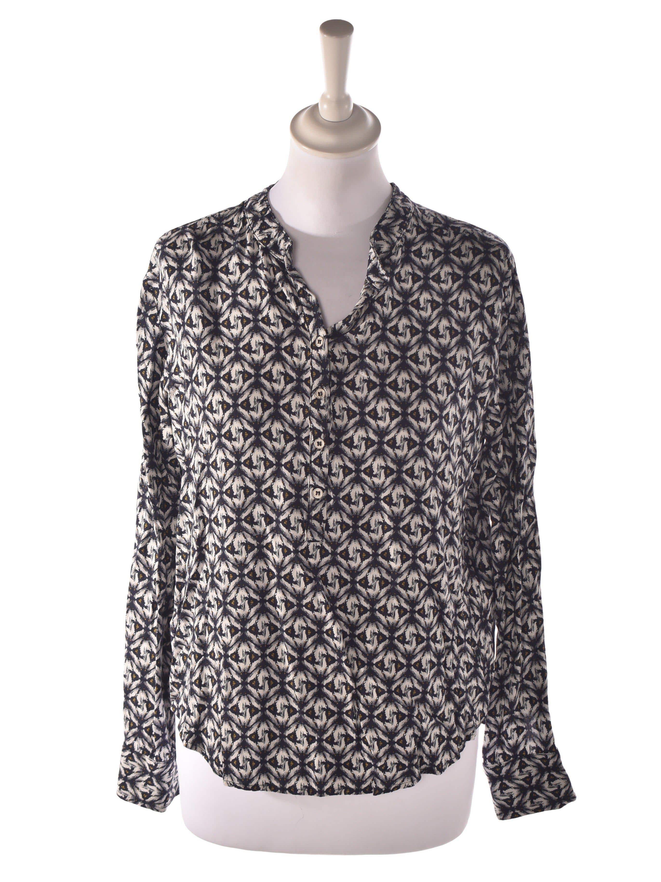 Rue de Femme Skjorte - S / Blå / Kvinde - SassyLAB Secondhand