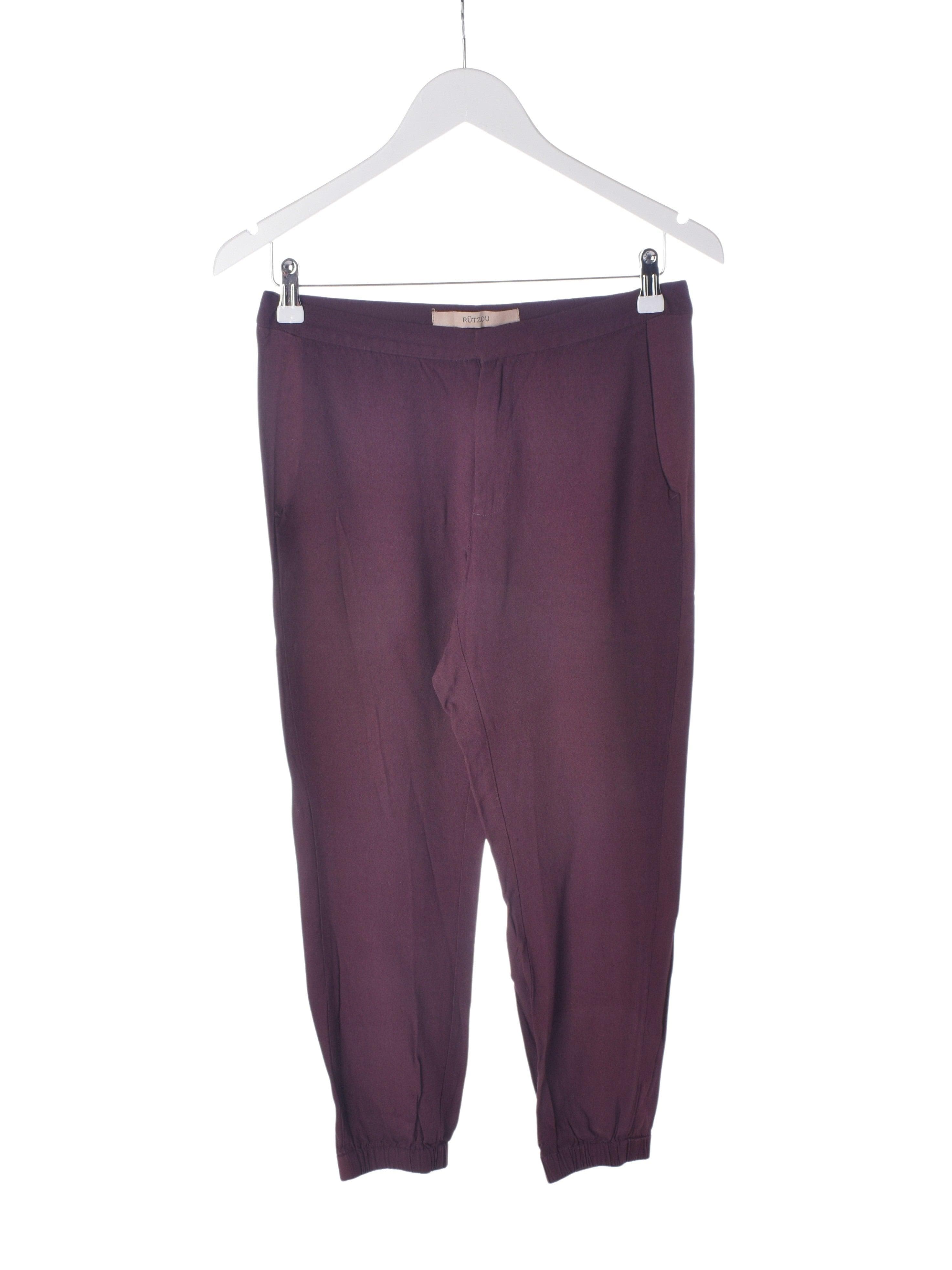 Rützou Bukser - 38 / Bordeaux / Kvinde - SassyLAB Secondhand