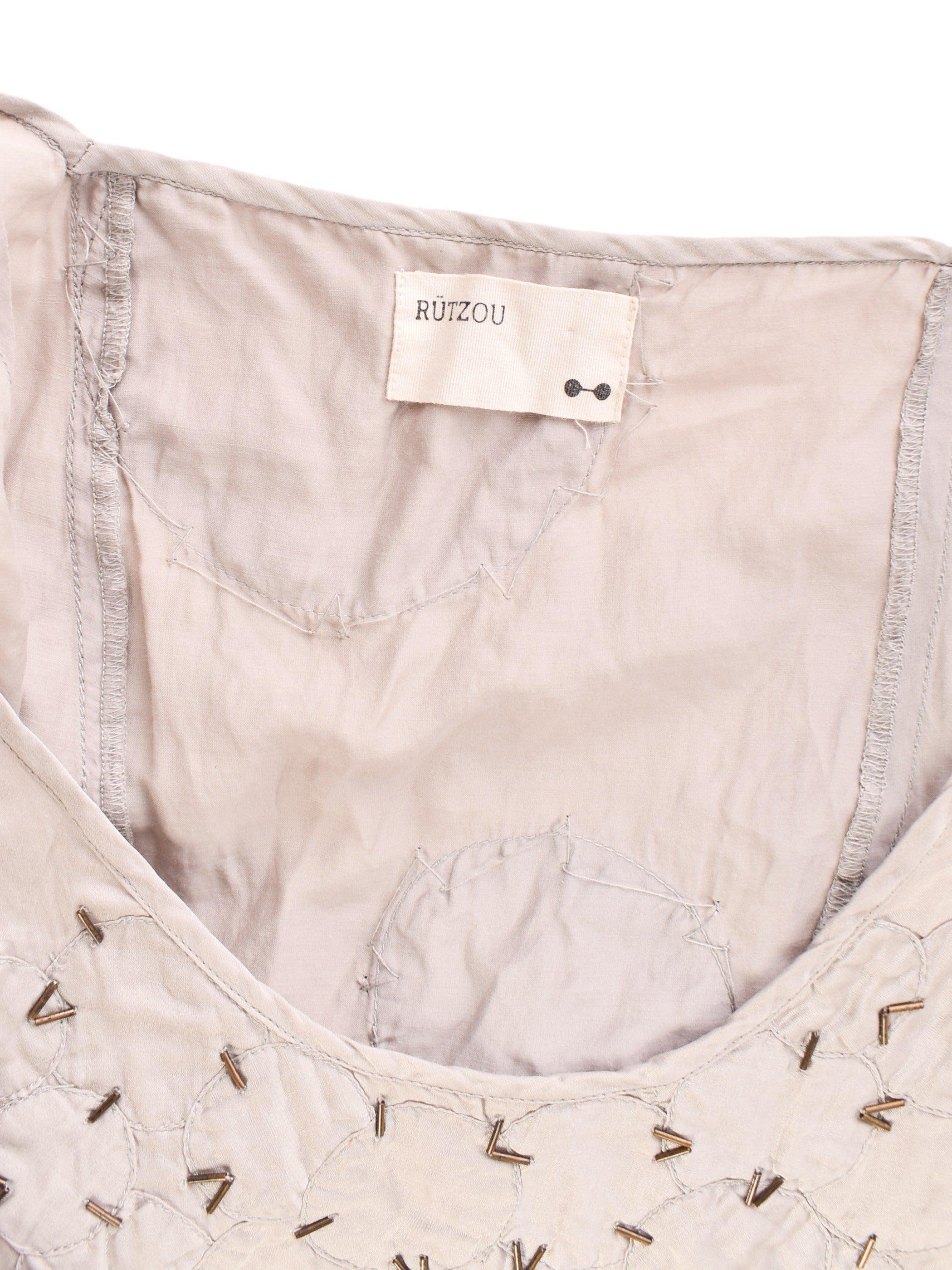 RŪTZOU Kjole - 40 / Sølv / Kvinde - SassyLAB Secondhand