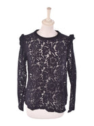 Saint Tropez Bluse - M / Blå / Kvinde - SassyLAB Secondhand