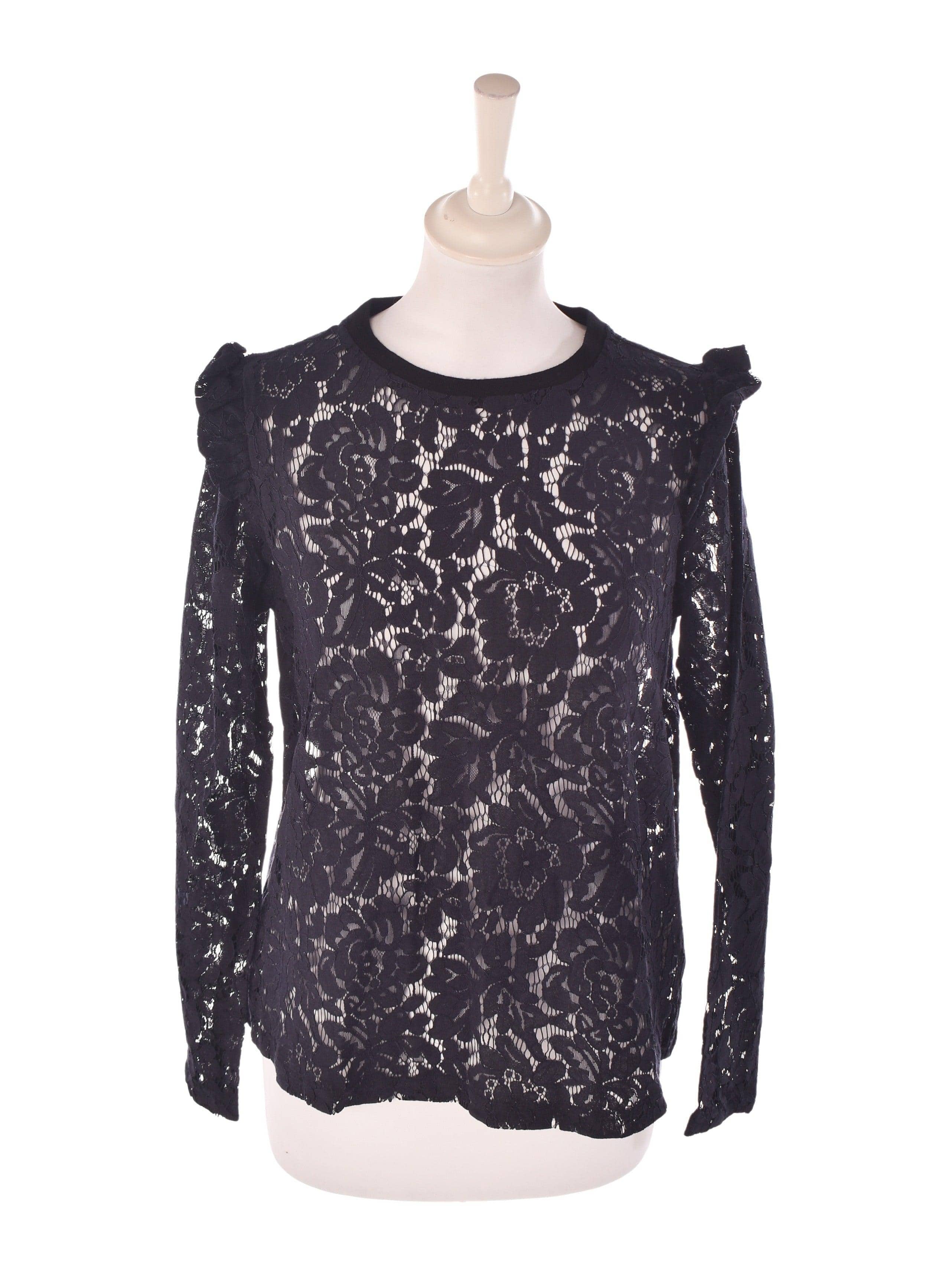 Saint Tropez Bluse - M / Blå / Kvinde - SassyLAB Secondhand