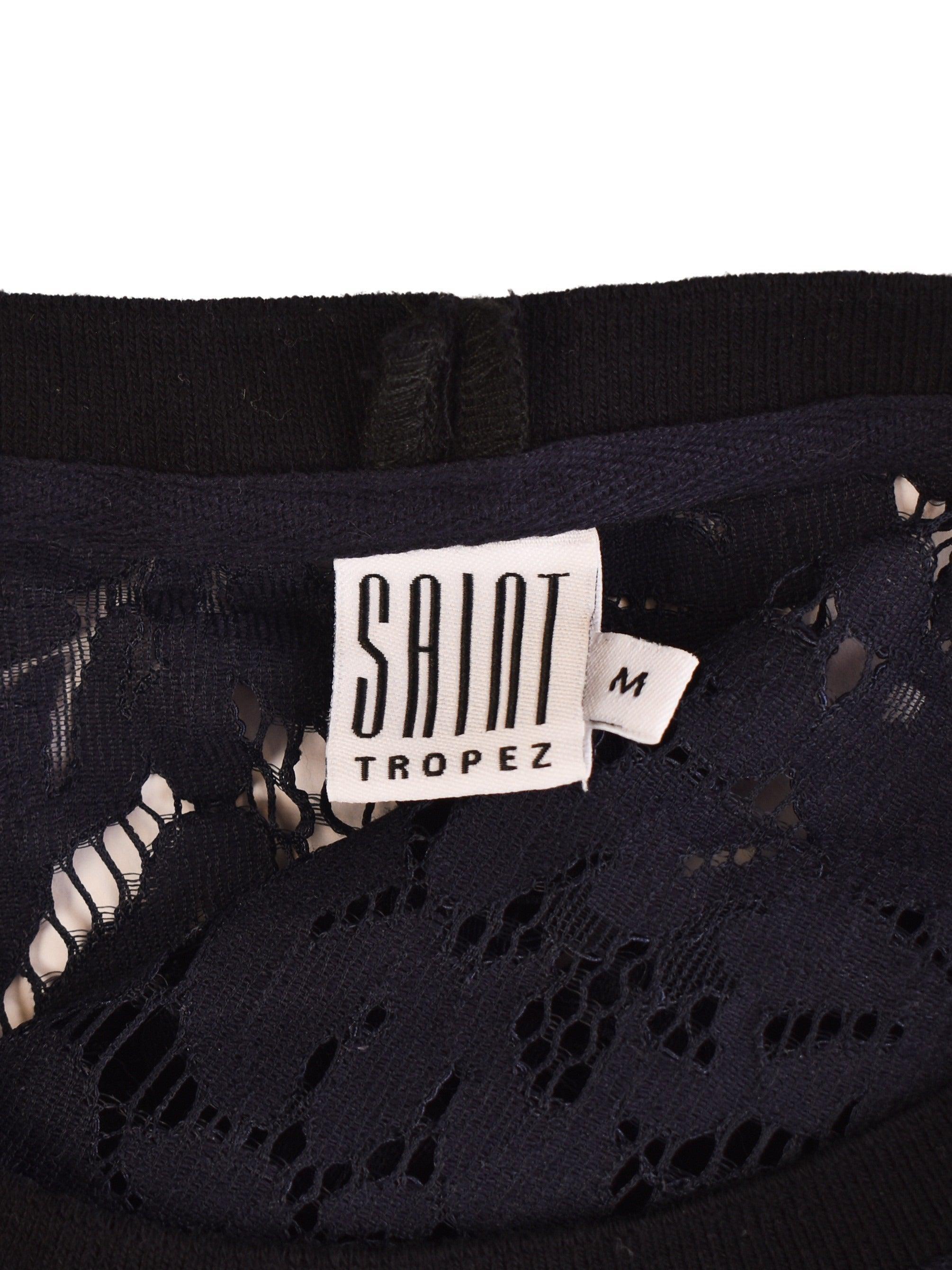 Saint Tropez Bluse - M / Blå / Kvinde - SassyLAB Secondhand