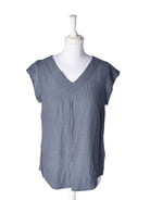 Saint Tropez Bluse - S / Blå / Kvinde - SassyLAB Secondhand