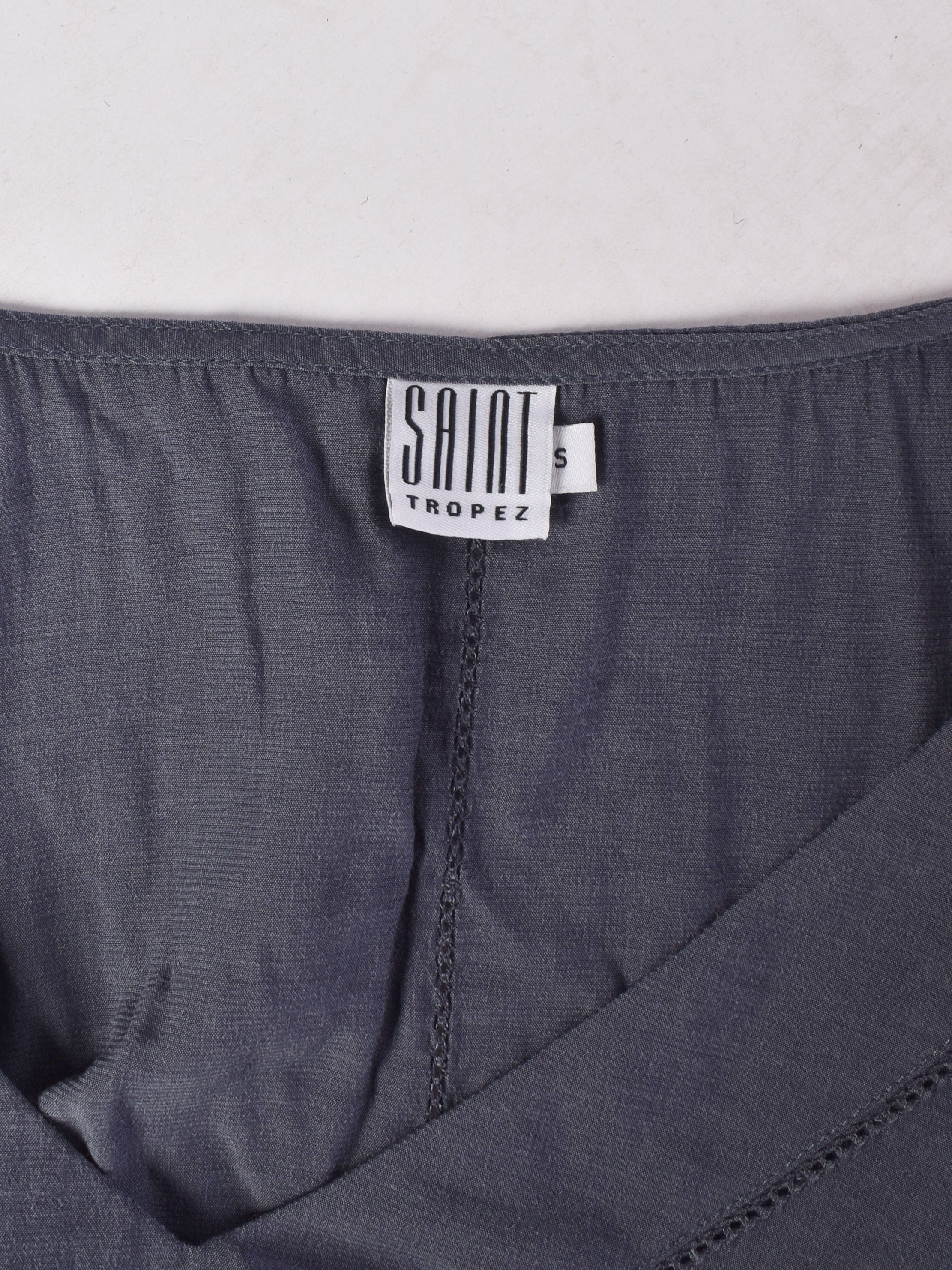 Saint Tropez Bluse - S / Blå / Kvinde - SassyLAB Secondhand